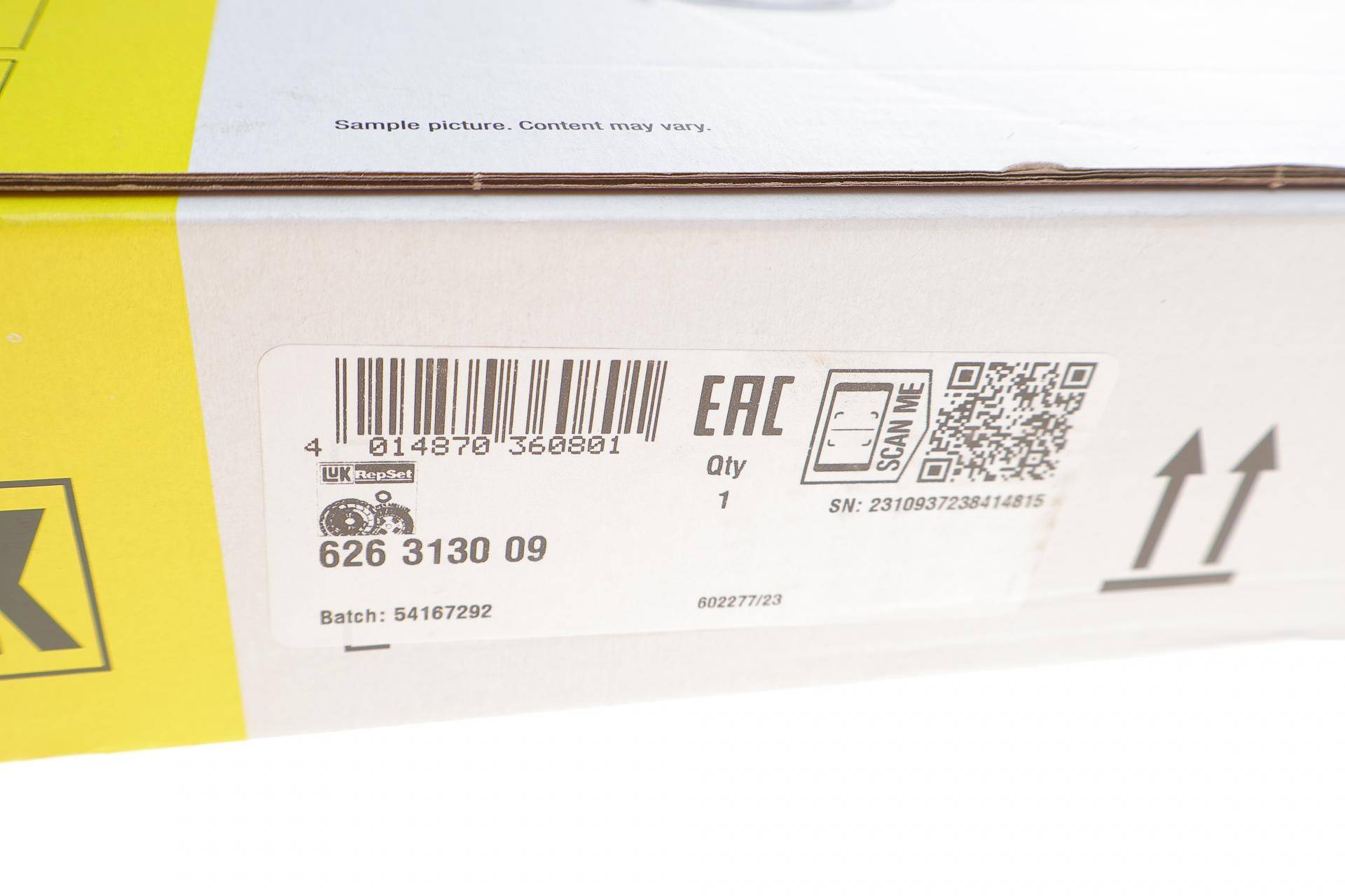 Комплект зчеплення VW Crafter 2.0TDI 11-16 (d=260mm) 120kw, CKUB, CSNA