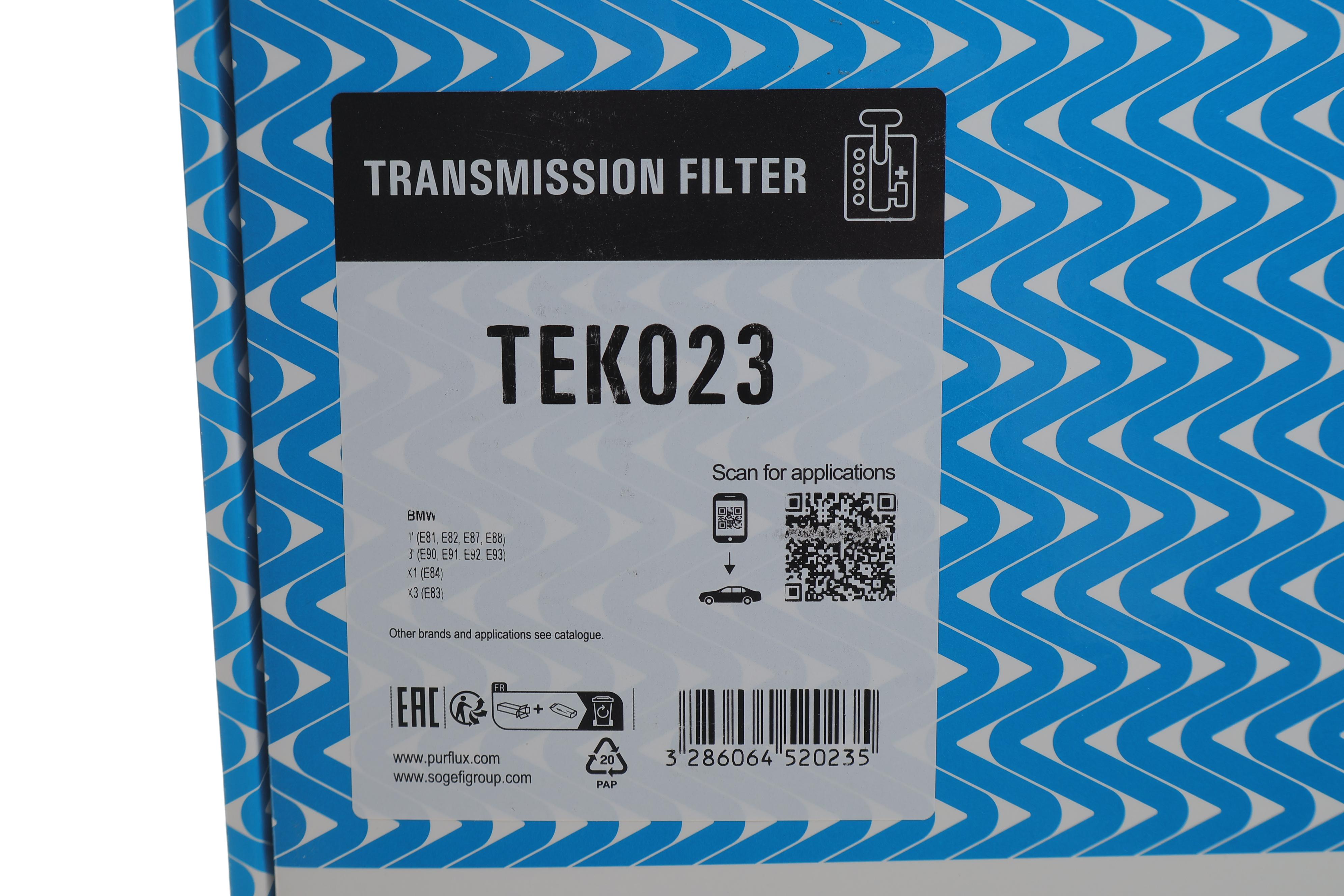 Фільтр АКПП BMW 3 (E90/91/92/93)/X3 (E84) 2.0/2.5/3.0 03-13 (N45/N46/N52/N53) (з прокладкою)