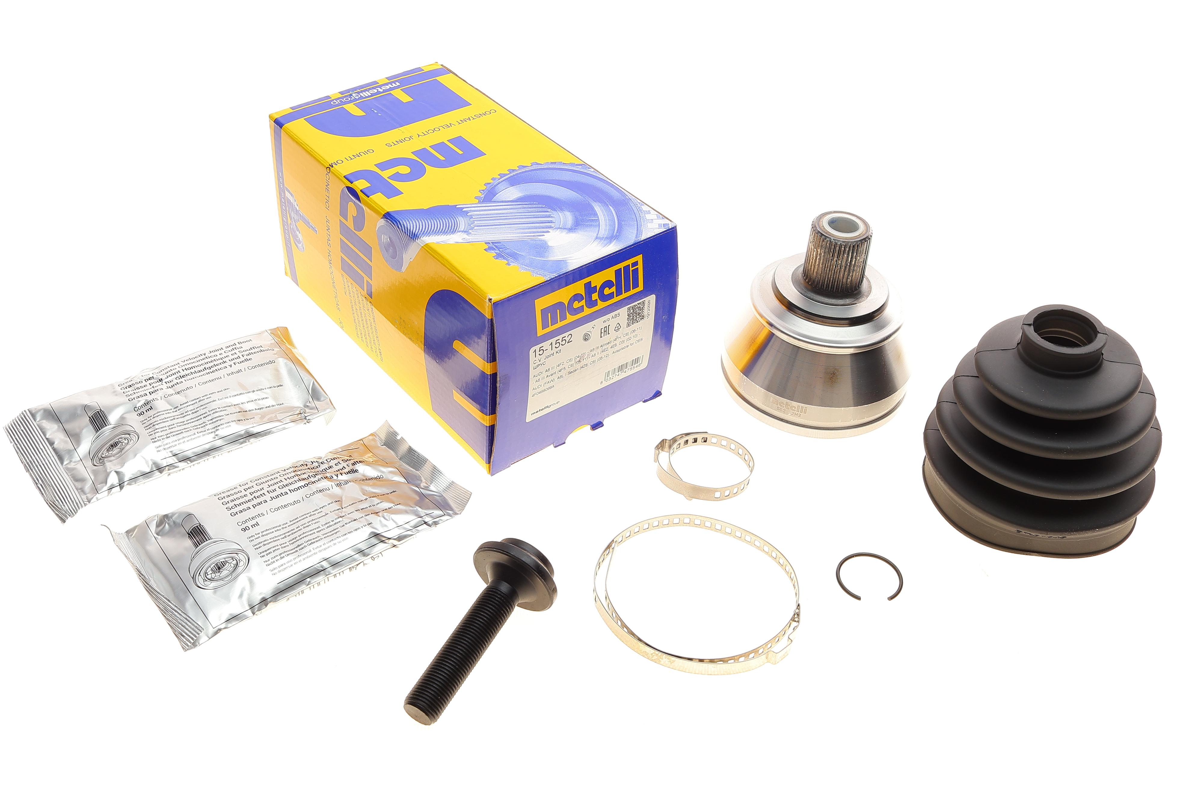 ШРКШ (зовнішній) Audi A6 04-11/A8 05-10 (38z/27z/59.5mm/100mm/34mm)