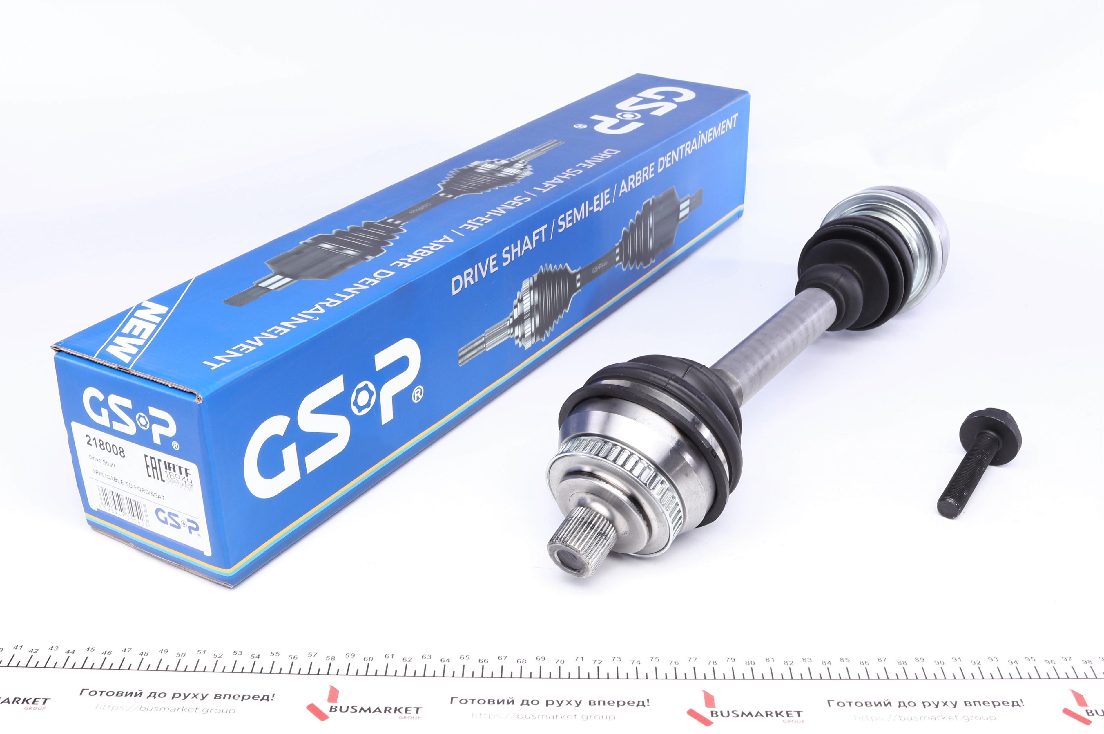 Піввісь Ford Galaxy/VW Sharan 1.9/2.0 TDI 95-06 (R) (38x35x559x48T) (+ABS)