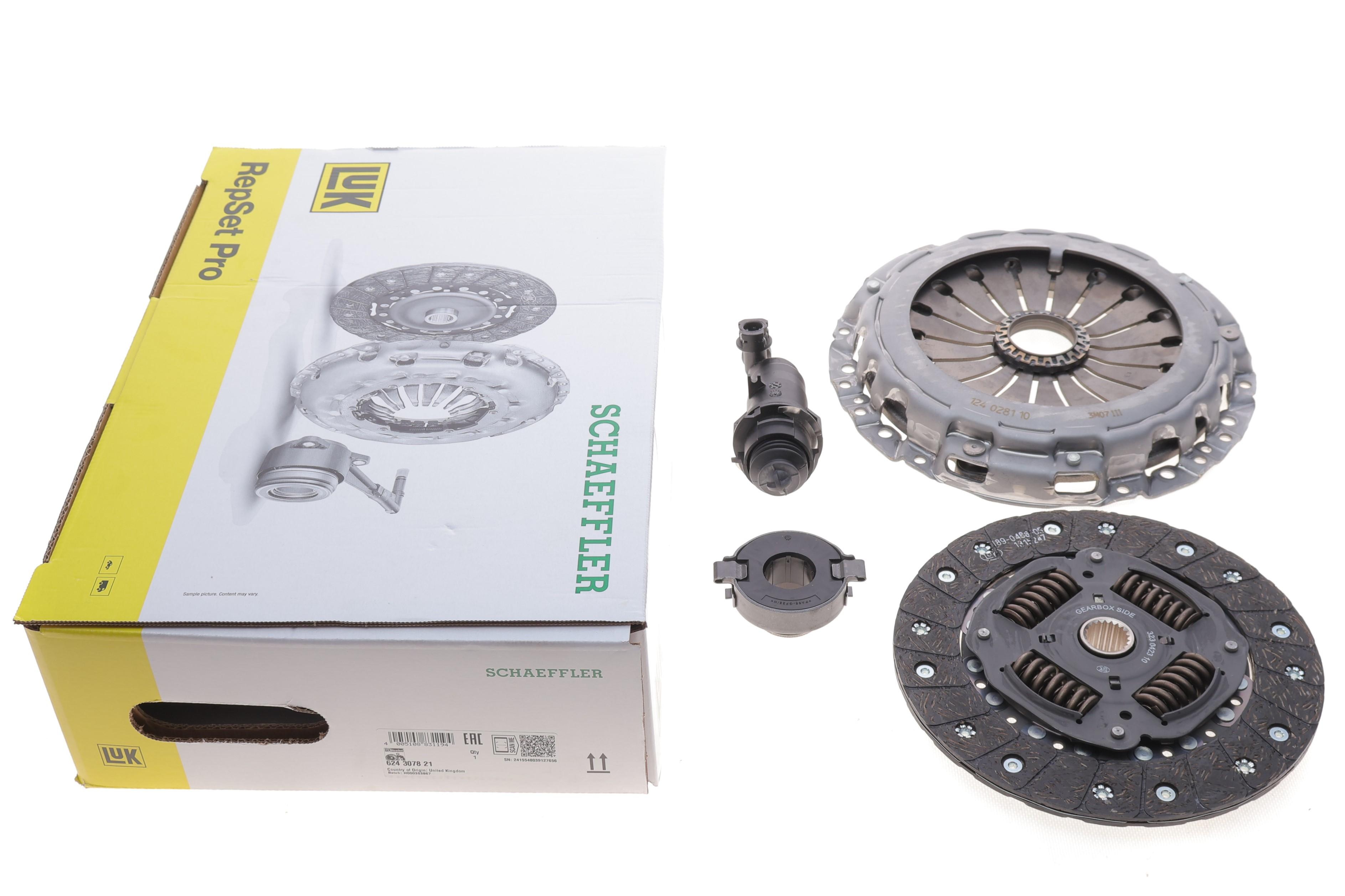 Комплект зчеплення Fiat Scudo/Peugeot Expert 2.0HDi/JTD 99-06, 69/80kw, (DW10BTED)