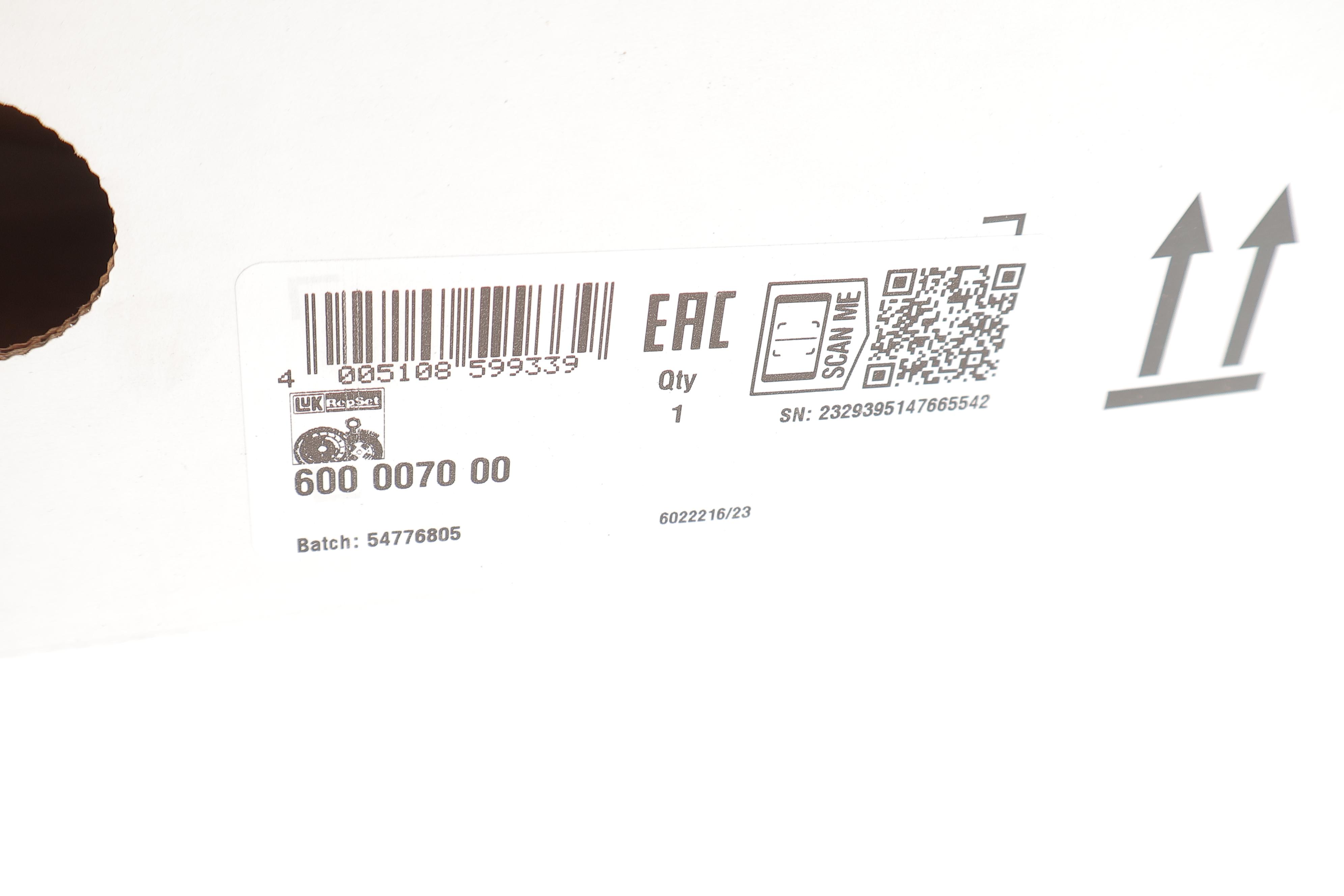 Демпфер + комплект зчеплення Renault Megane/Scenic 1.9 dCi 08- (+ вижимний)