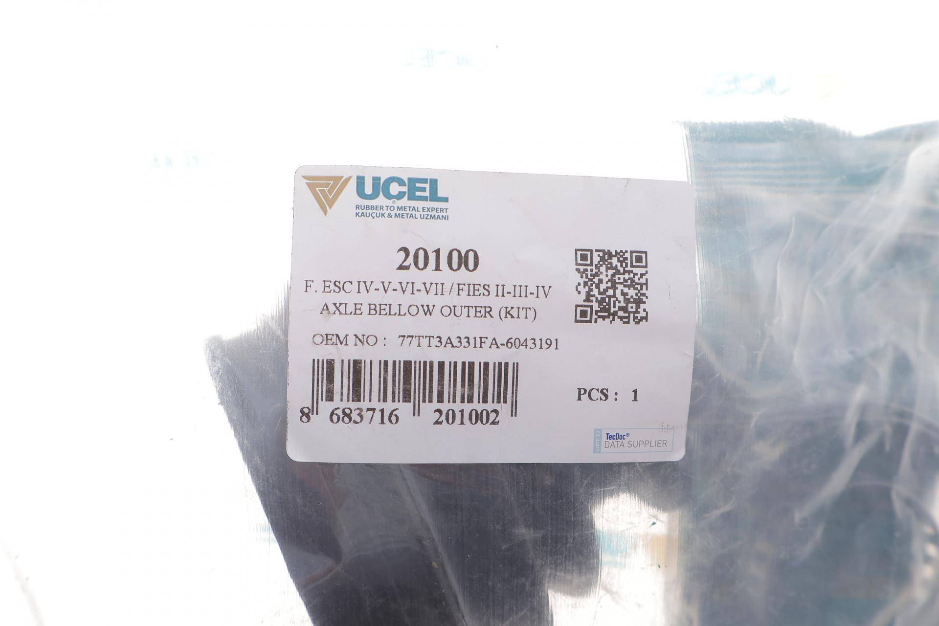 Пильник ШРКШ (зовнішній) Ford Fiesta/Escort 77-02 (к-кт)