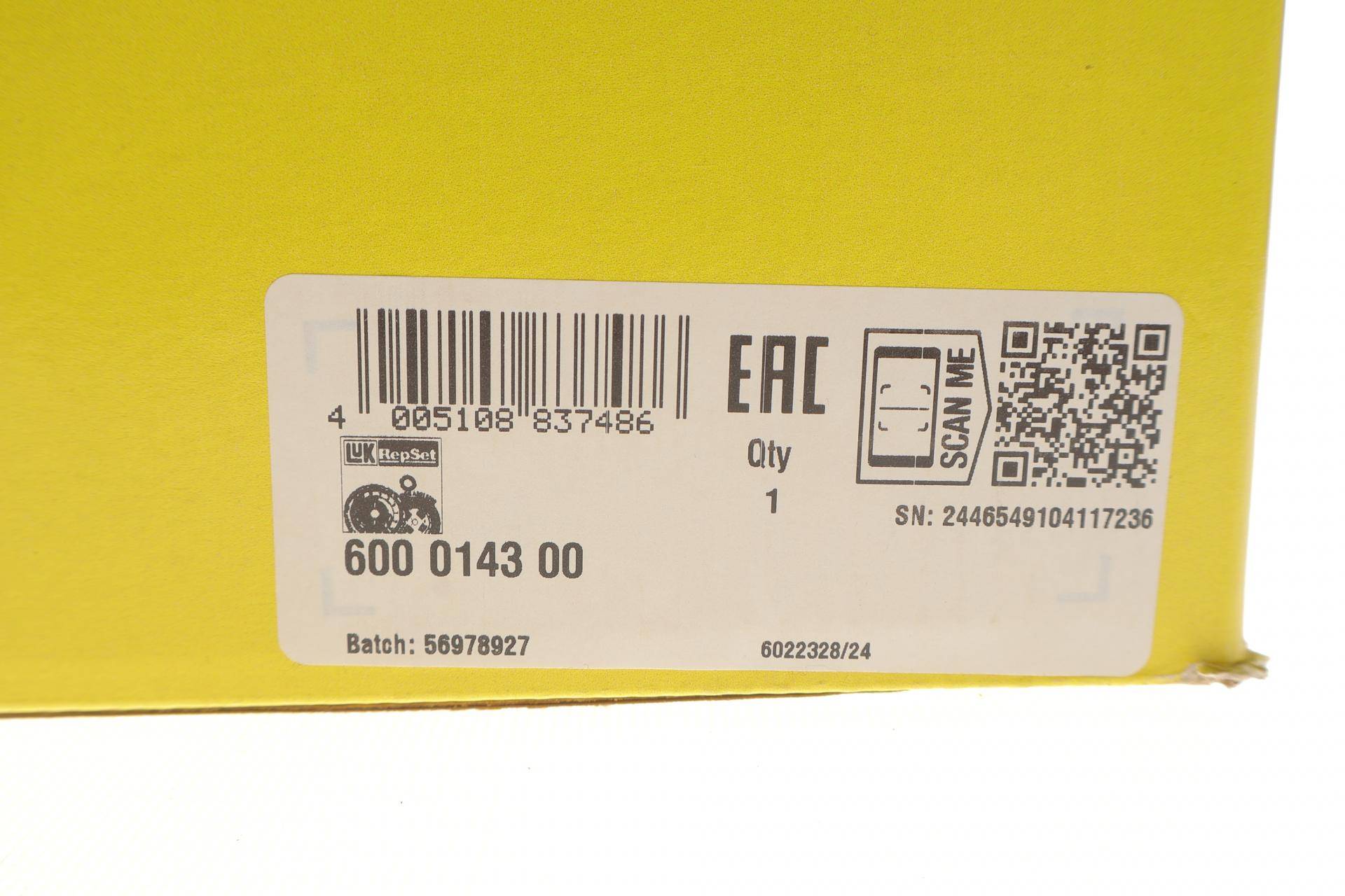 Демпфер + комплект зчеплення +вижимний Peugeot Partner 1.6 HDi 10-, 82/84kw