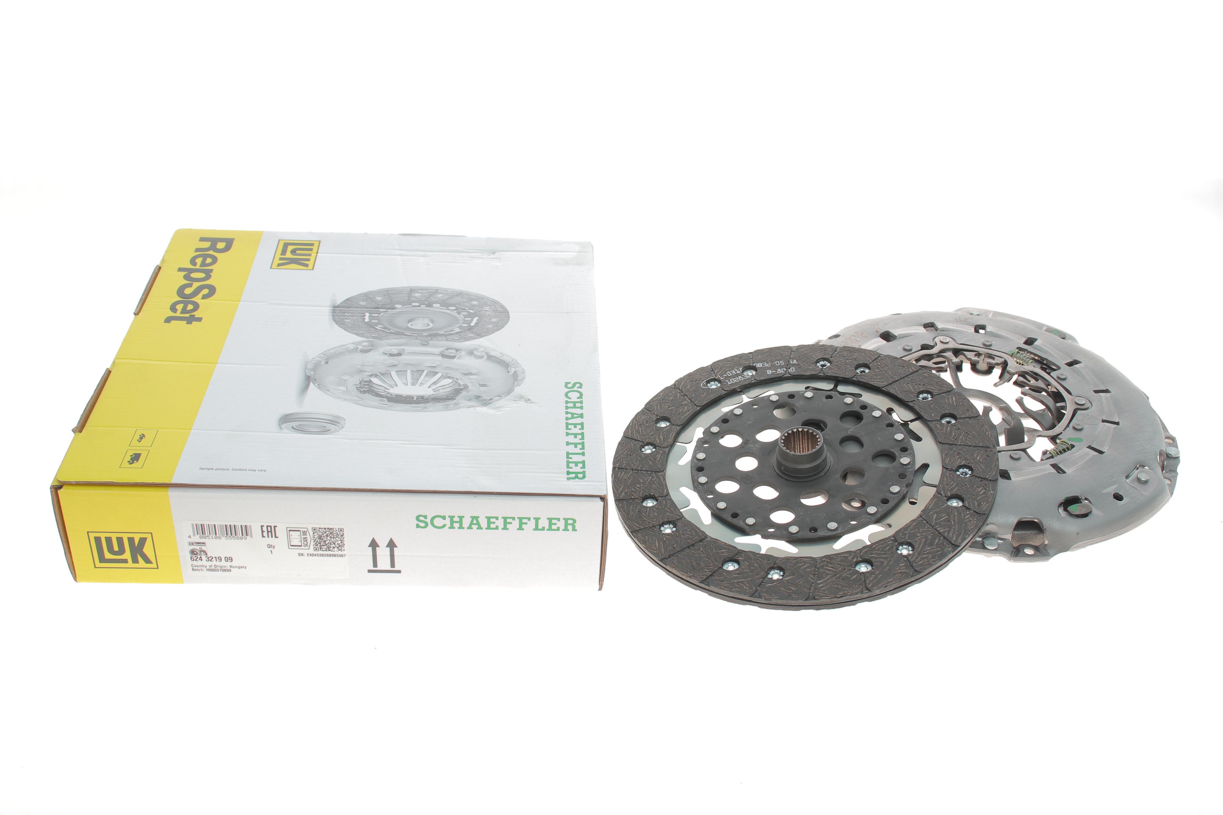 Комплект зчеплення Renault Laguna II 1.9dCi/2.0 16V 01- (d=240mm), F9Q/F4R