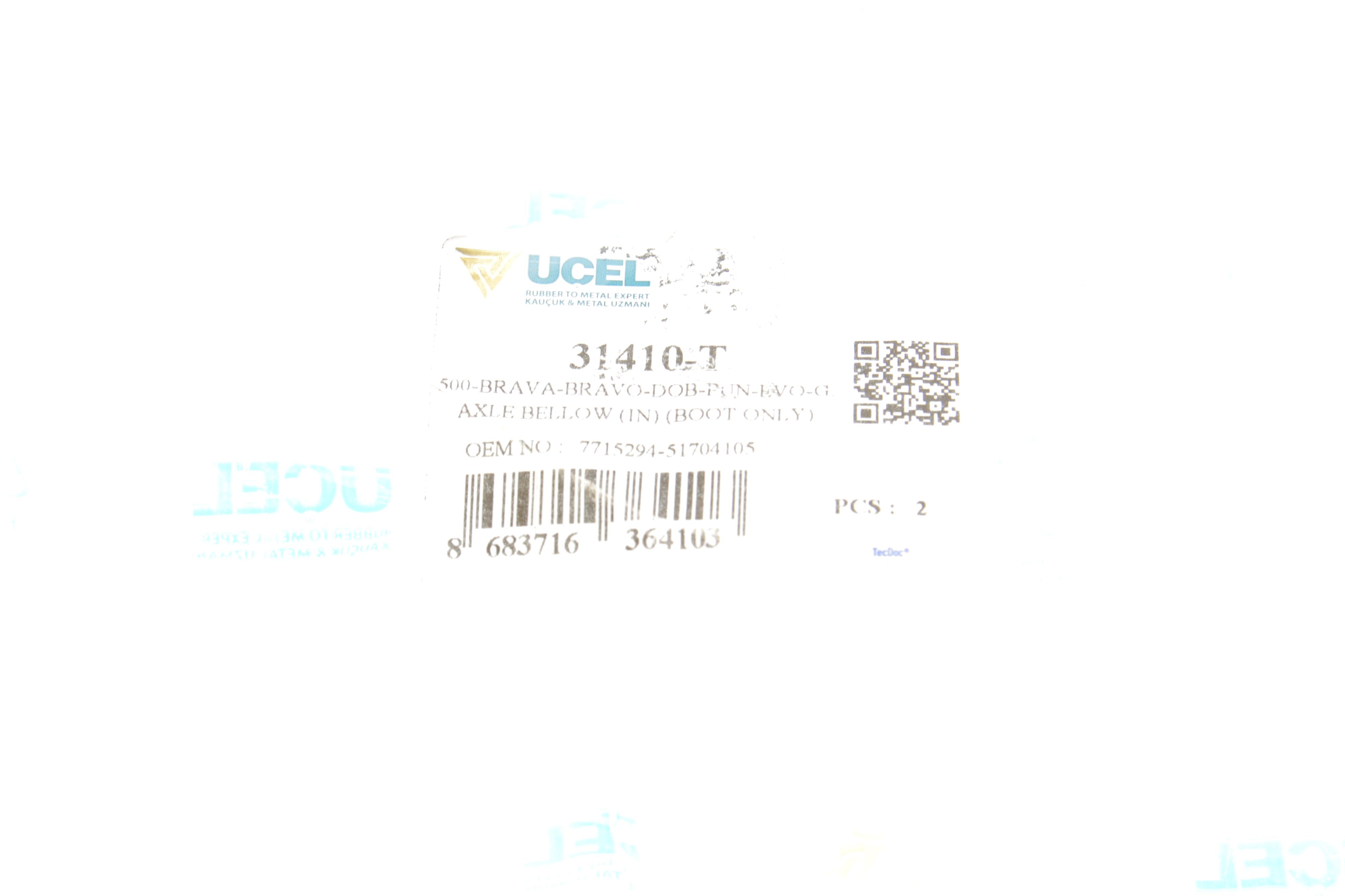 Пильник ШРКШ (внутрішній) Fiat Doblo 1.4/1.6V 01- (20x65x97)