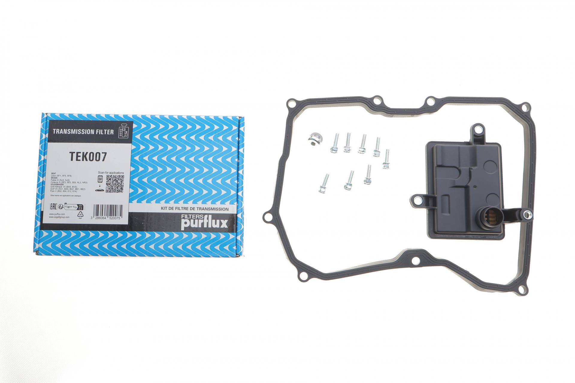 Фільтр АКПП Skoda Fabia/Octavia/Rapid/VW Golf/Jetta 1.6-1.8/2.0TDI 12- (Комплект)