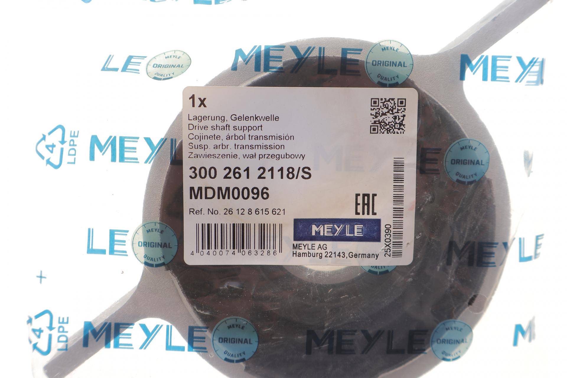 Підшипник підвісний BMW 3 (E90/E91) 05-12 (d=30mm)