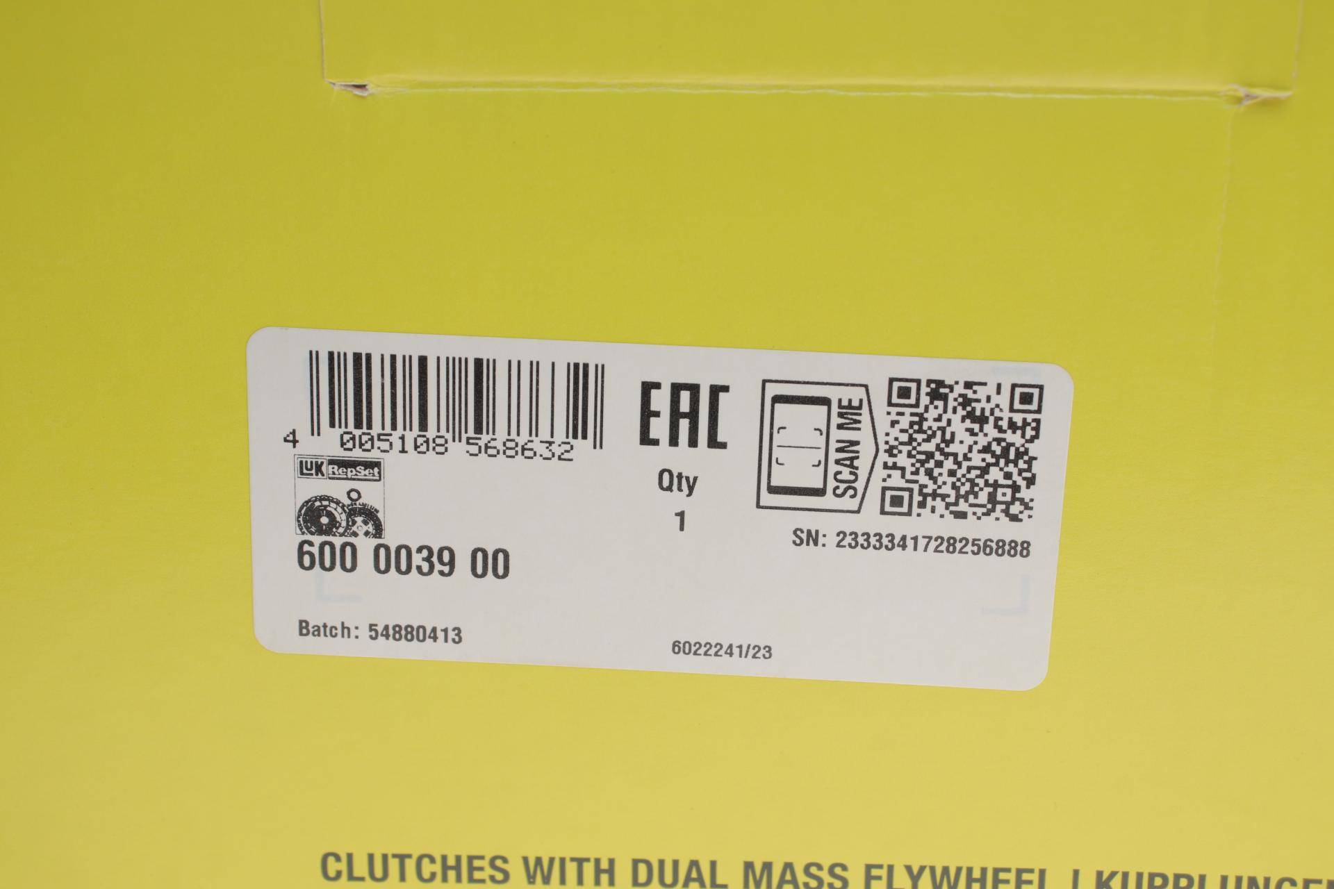 Демпфер + комплект зчеплення VW Passat 1.9 TDI 00-05, 96kw