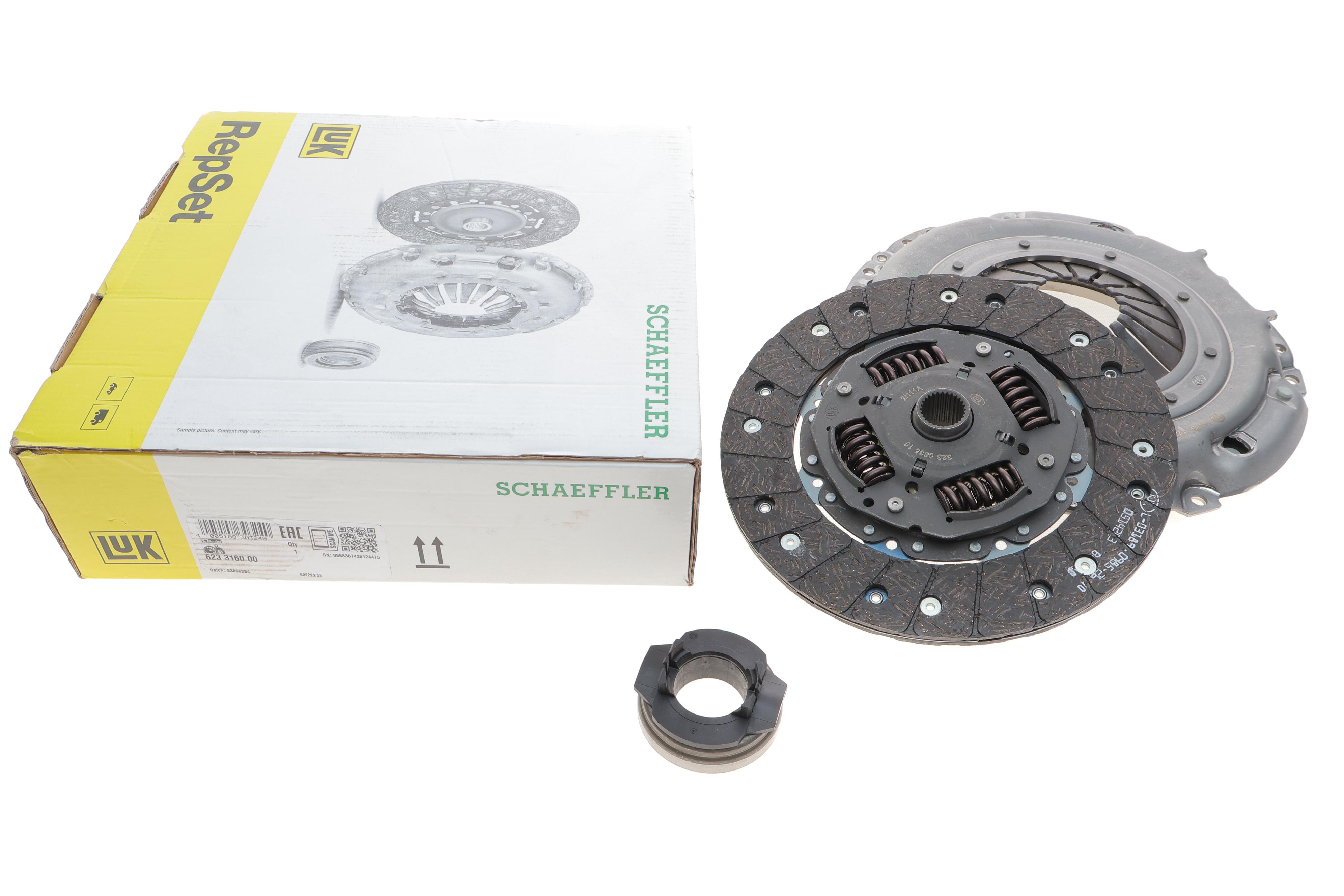 Комплект зчеплення VW T5 2.0 03-15, 85kw, AXA