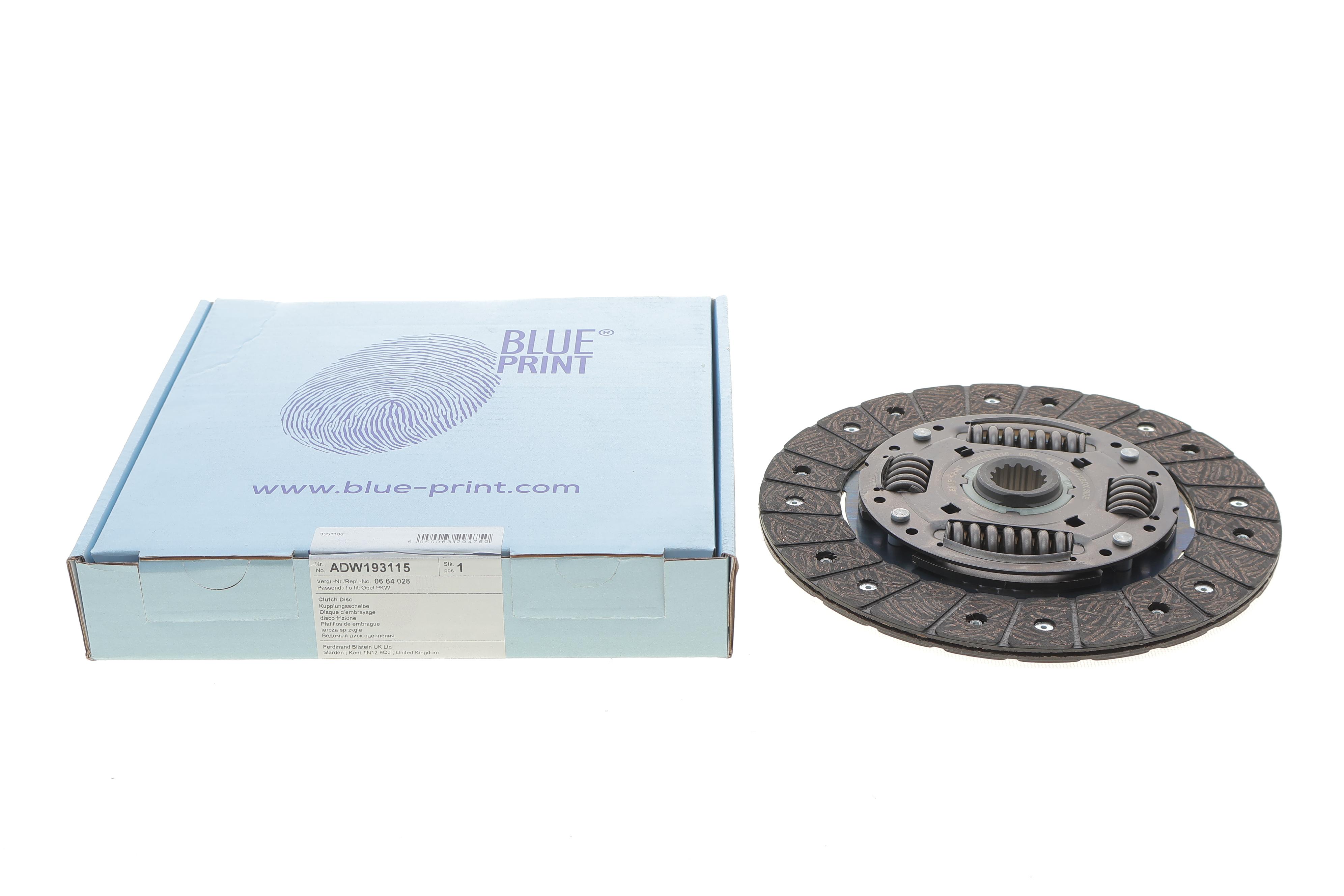 Диск зчеплення Opel Astra G/Vectra B 2.0DTI 94-03 (d=229mm) (14z)