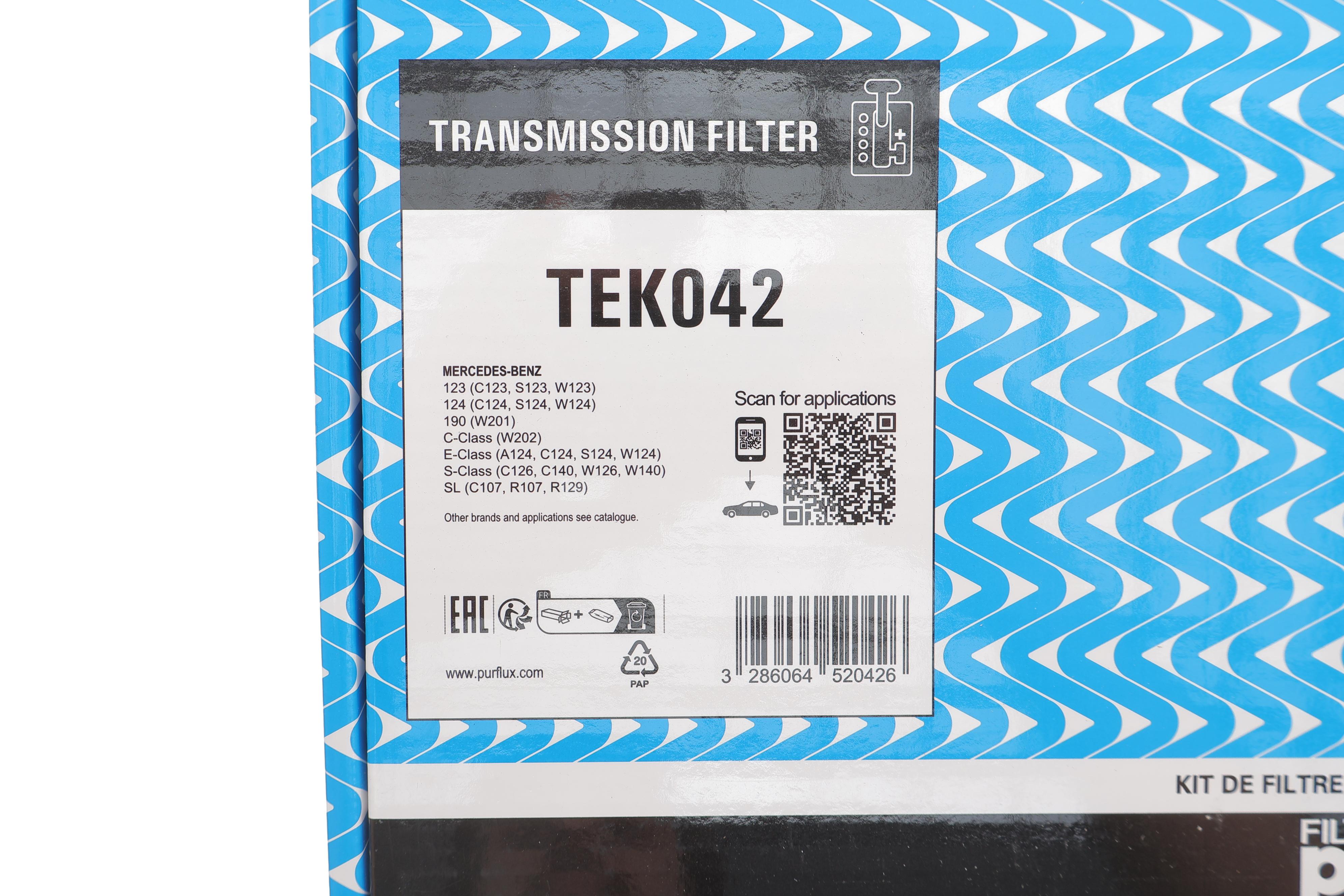 Фільтр АКПП DB207-310/MB Sprinter OM601-602 (з прокладкою) 2.3-6.0 74-01 (TFK-SE0026)