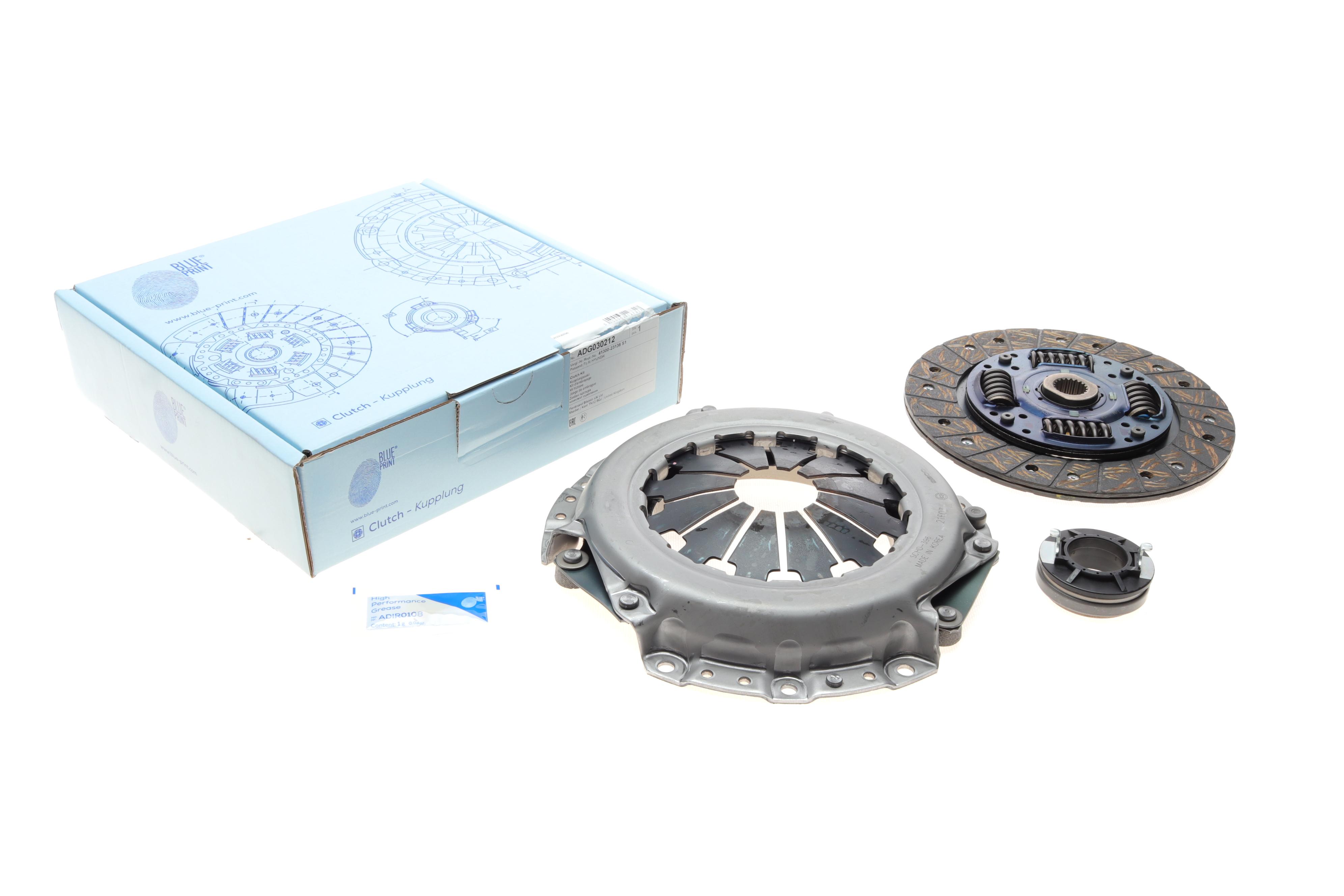 Комплект зчеплення Hyundai i30/Kia C'eed/Cerato 1.4/1.6i 04- (d=216mm) (+вижимний)