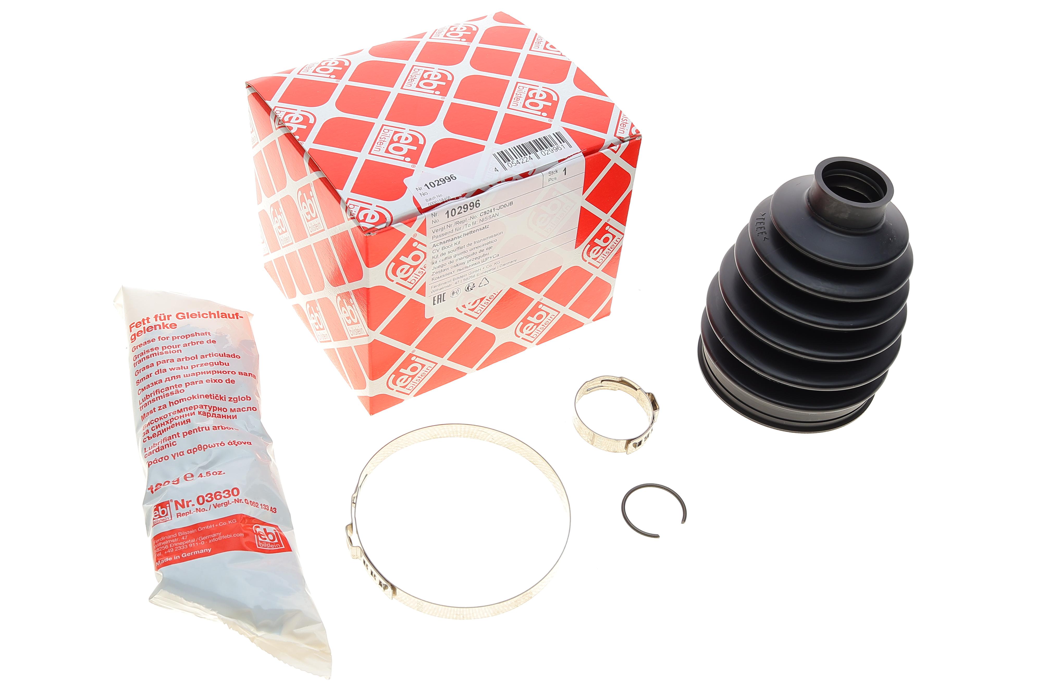 Пильник ШРКШ (зовнішній) Nissan Qashqai 1.6i 07-13 (27.5x80.5x110)