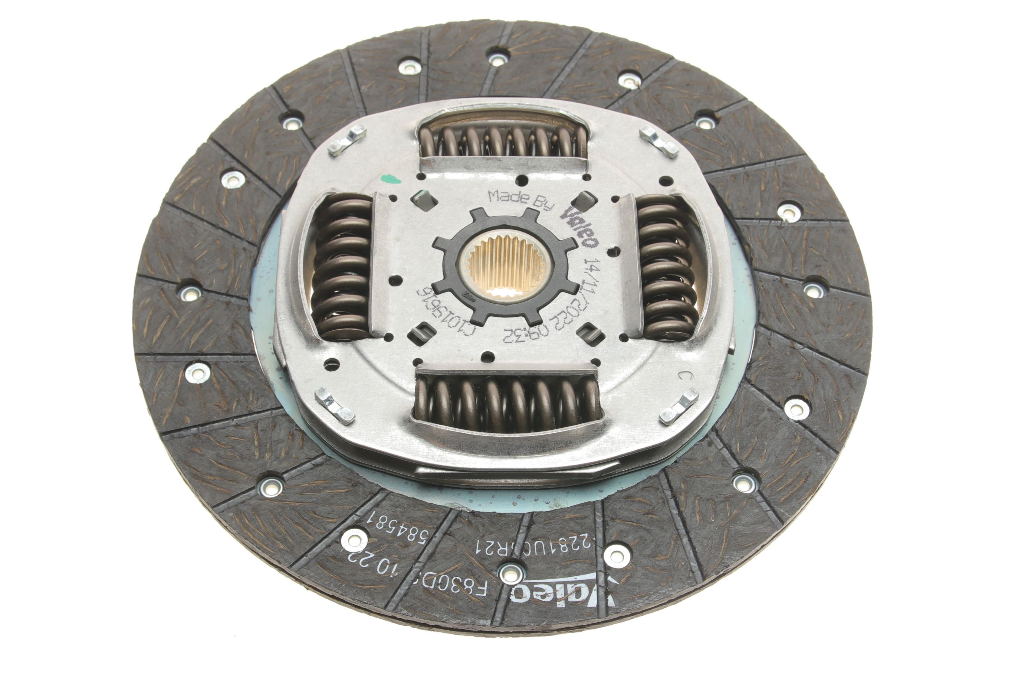 Комплект зчеплення Renault Kangoo 1.5dCi 08- (d=215mm)