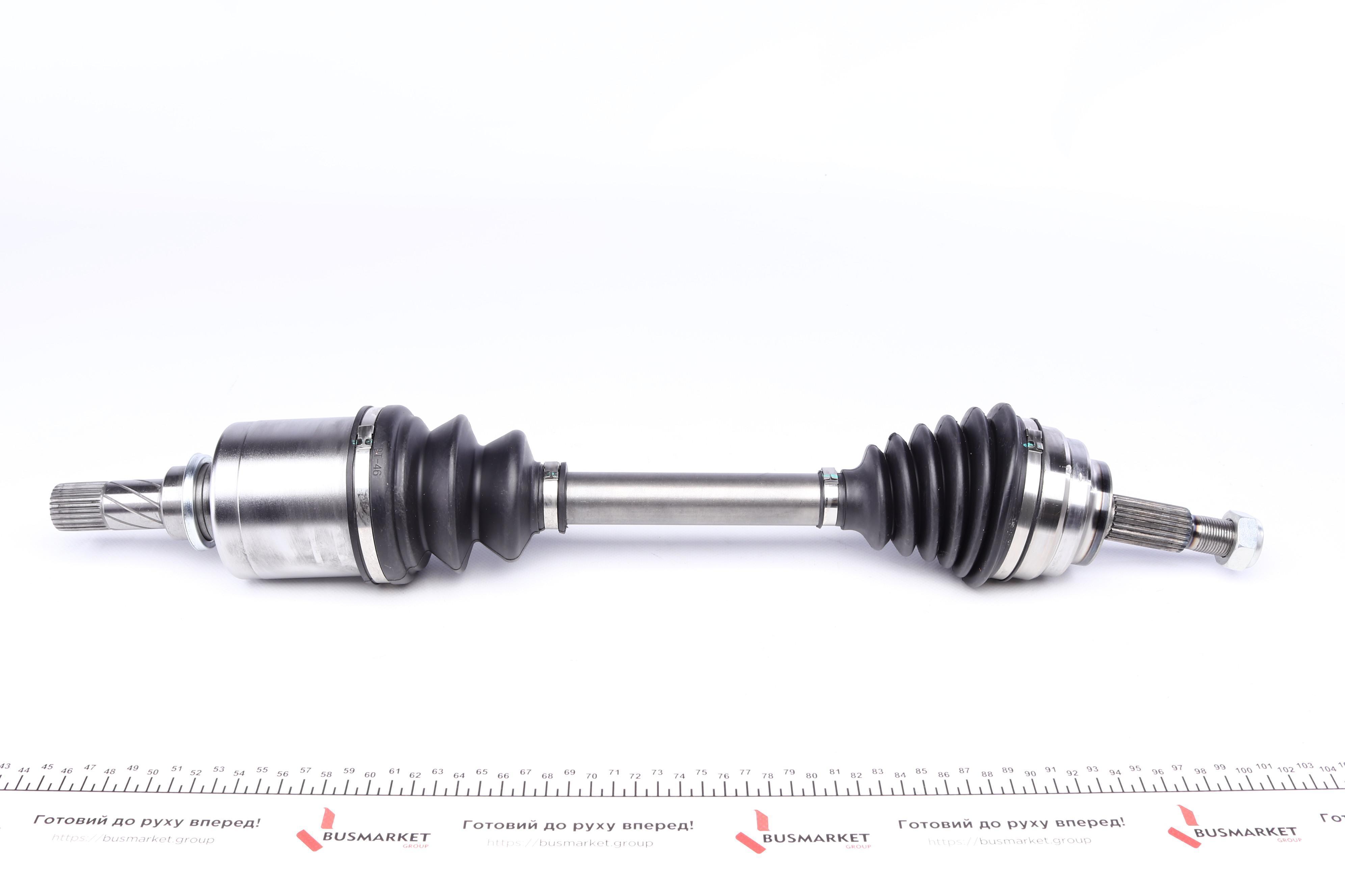 Піввісь Renault Kangoo 1.5 dCi 05- (L) (23x26x606x44T) (+ABS)