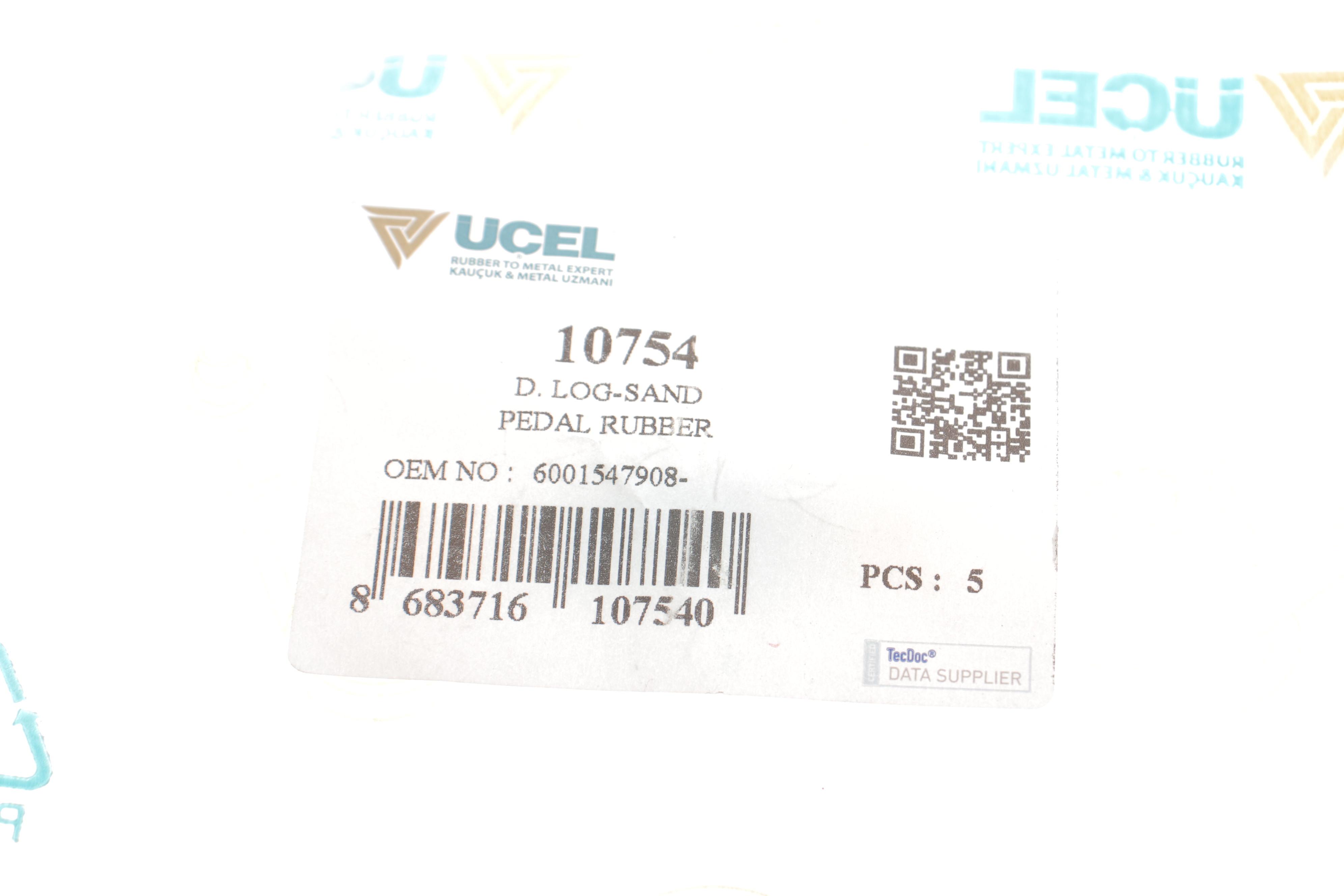 Накладка педалі гальма/зчеплення Renault Logan 04-