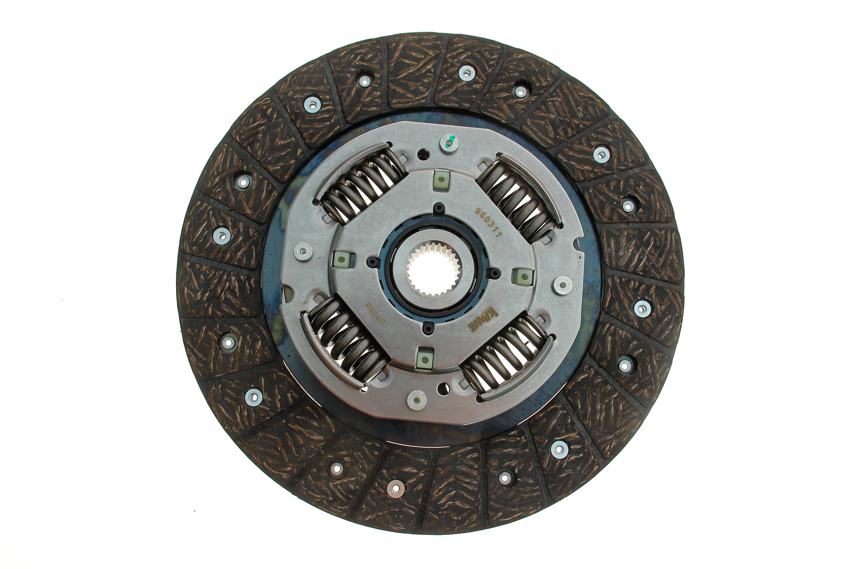 Комплект зчеплення Renault Kangoo 1.9dCi 00- (d=215mm) (+вижимний)