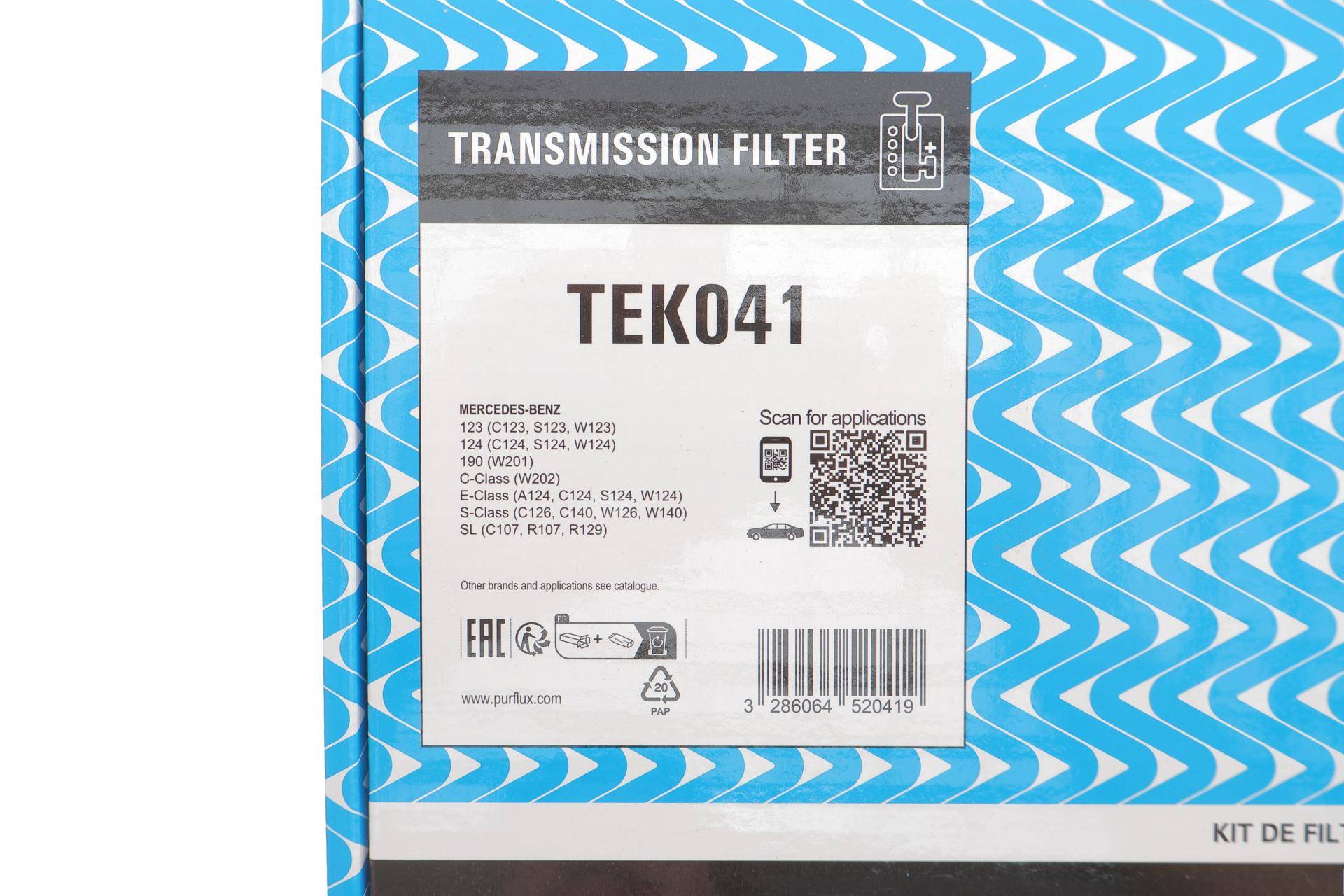 Фільтр АКПП DB207-310/MB Sprinter OM601-602 (з прокладкою) 2.3-6.0 74-01 (TFK-SE0025)