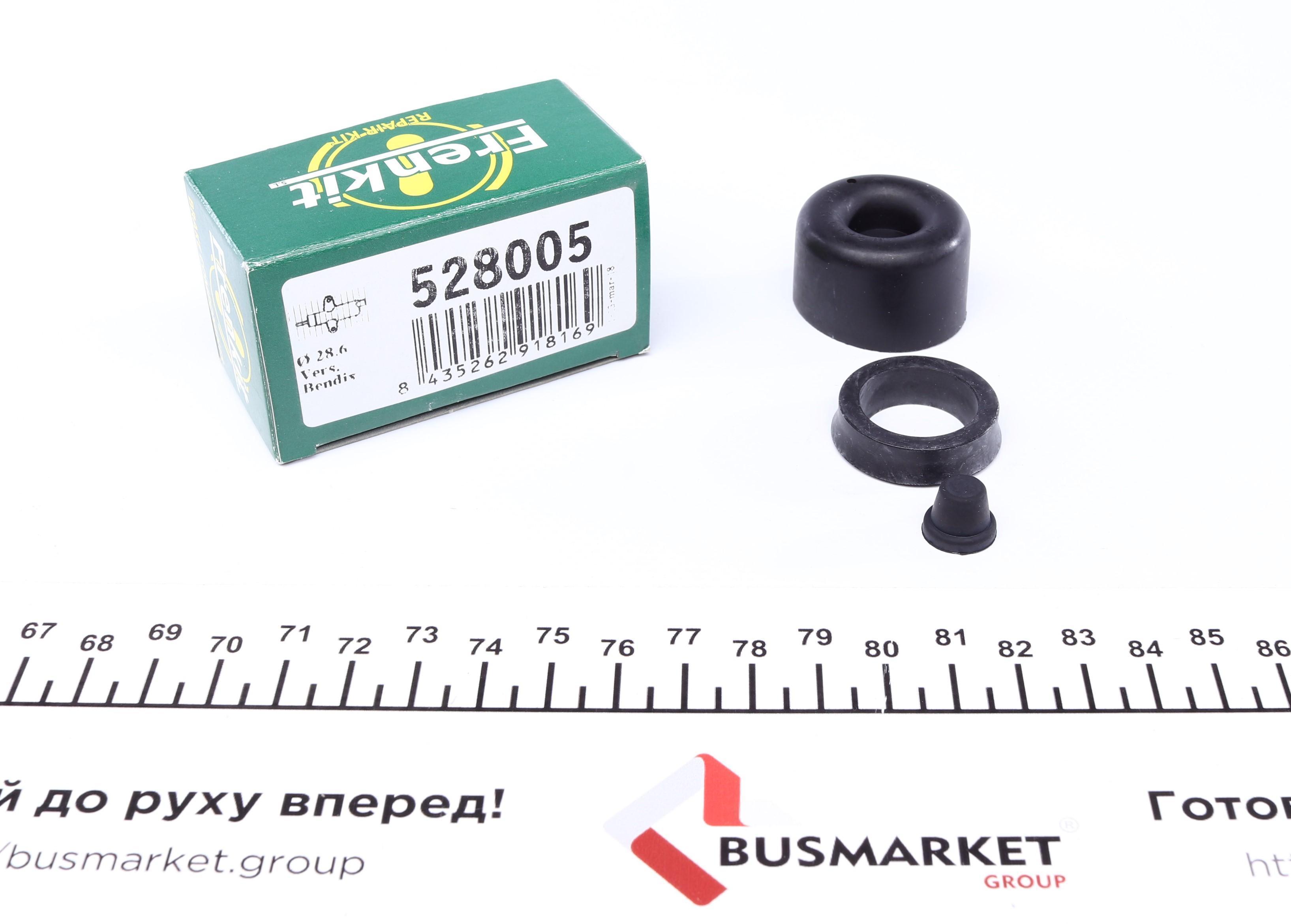 Ремкомплект циліндра зчеплення (робочого) Renault Trafic -01 (d=28.6mm) (Bdx)