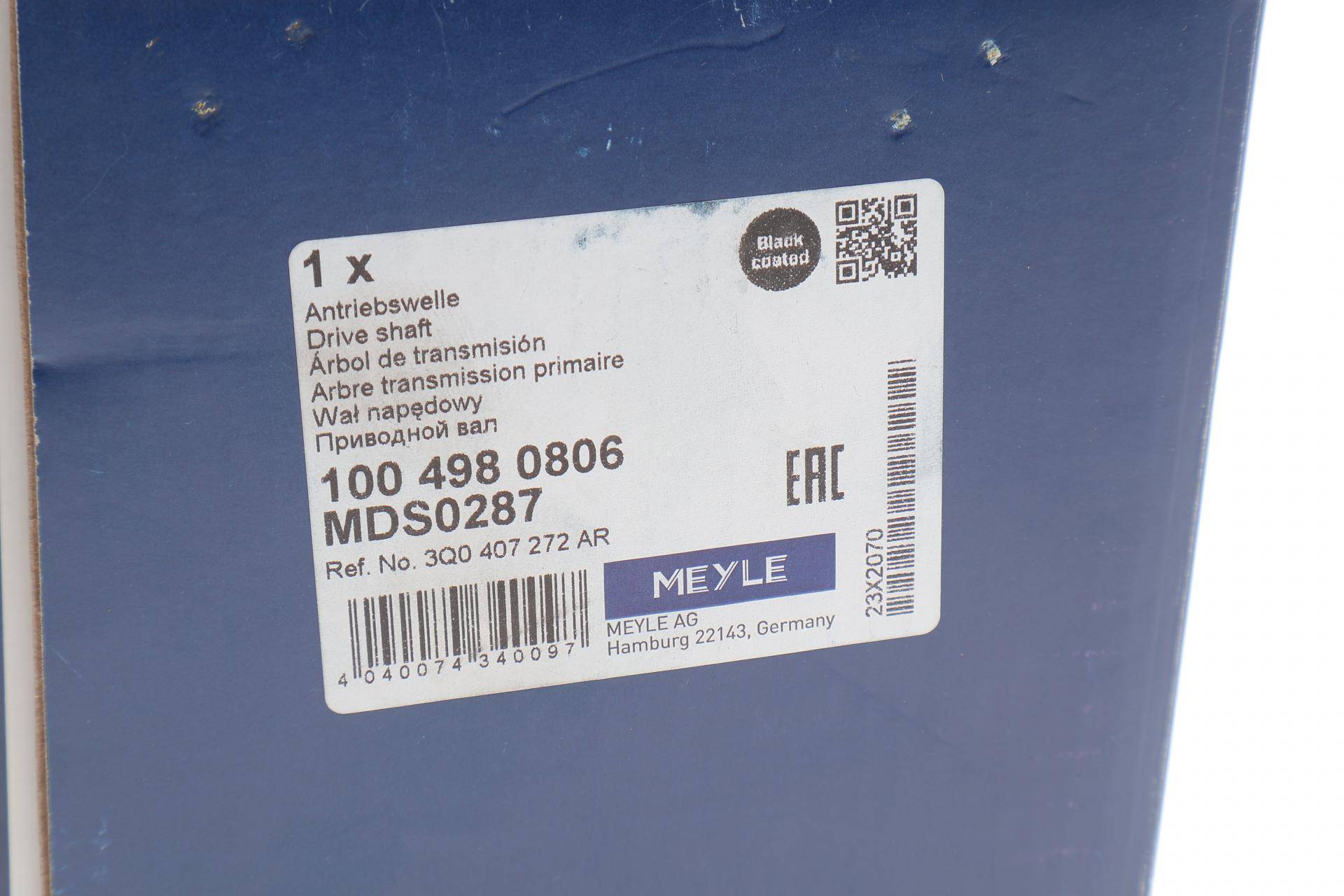 Піввісь (передня) VW Tiguan/Touran 1.4/1.5 TSI 15- (R) (806mm)