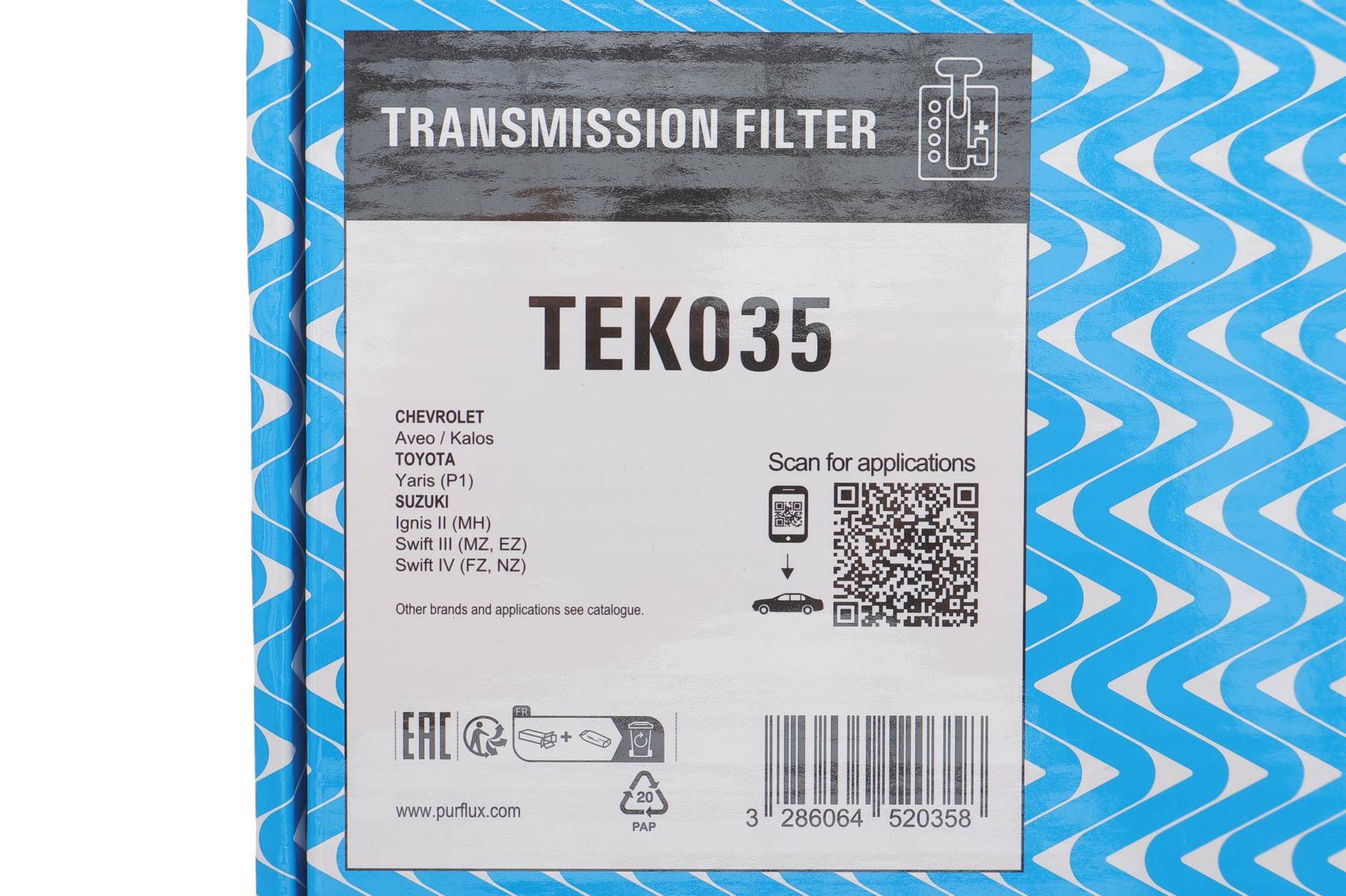 Фільтр АКПП Toyota Yaris 1.3 16V 99- (з прокладкою)