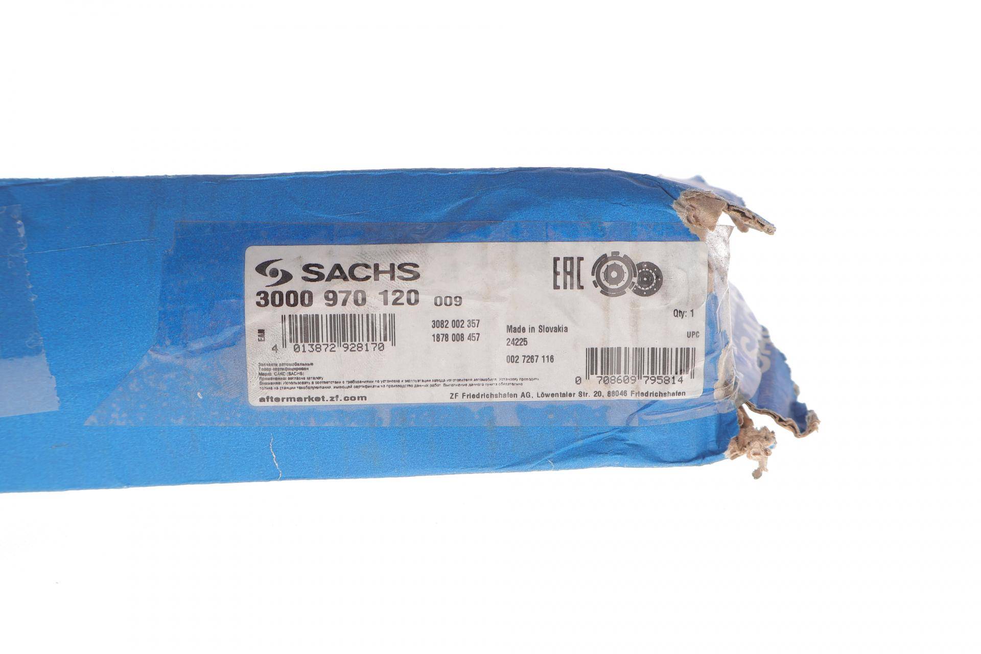 Комплект зчеплення Opel Zafira B 1.7CDTI 81/92kw 07-15 (d=240mm) (z=20)