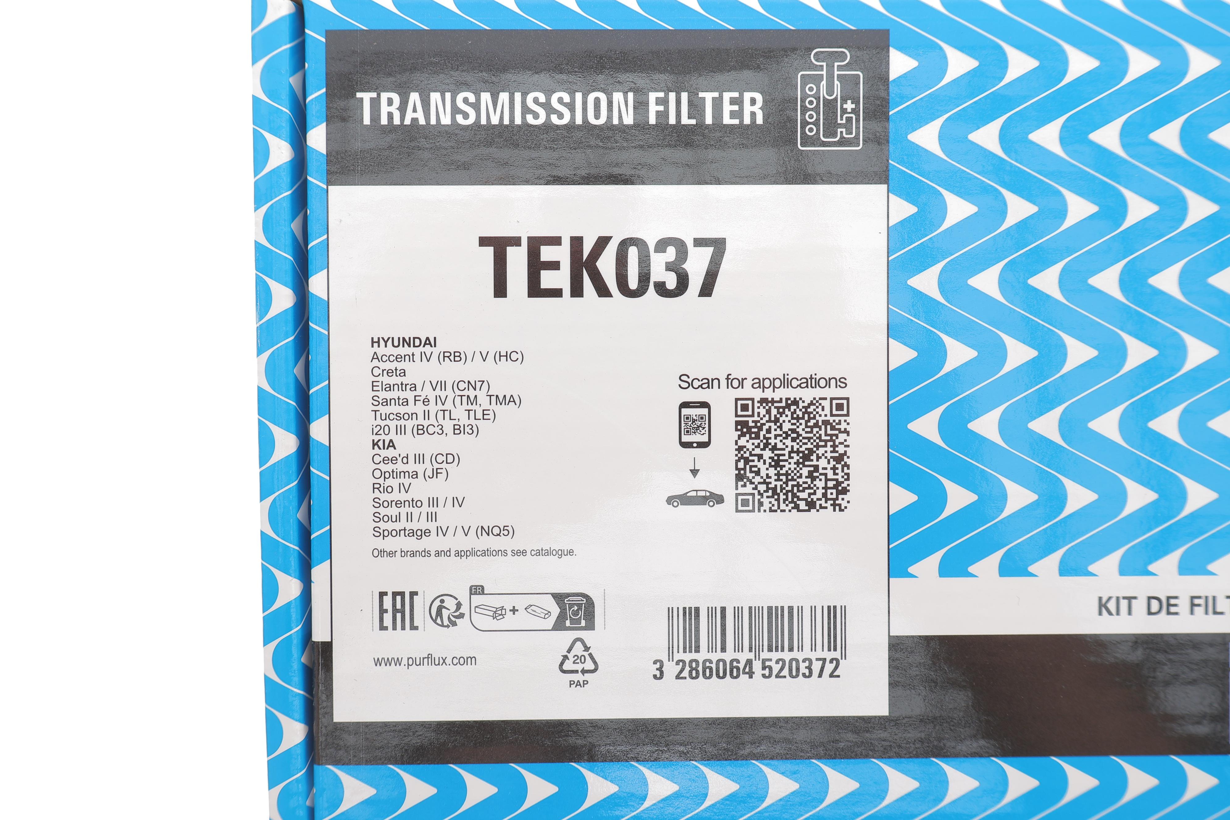 Фільтр АКПП Hyundai Santa Fe 2.4 GDI AWD 18-20 (з прокладкою)