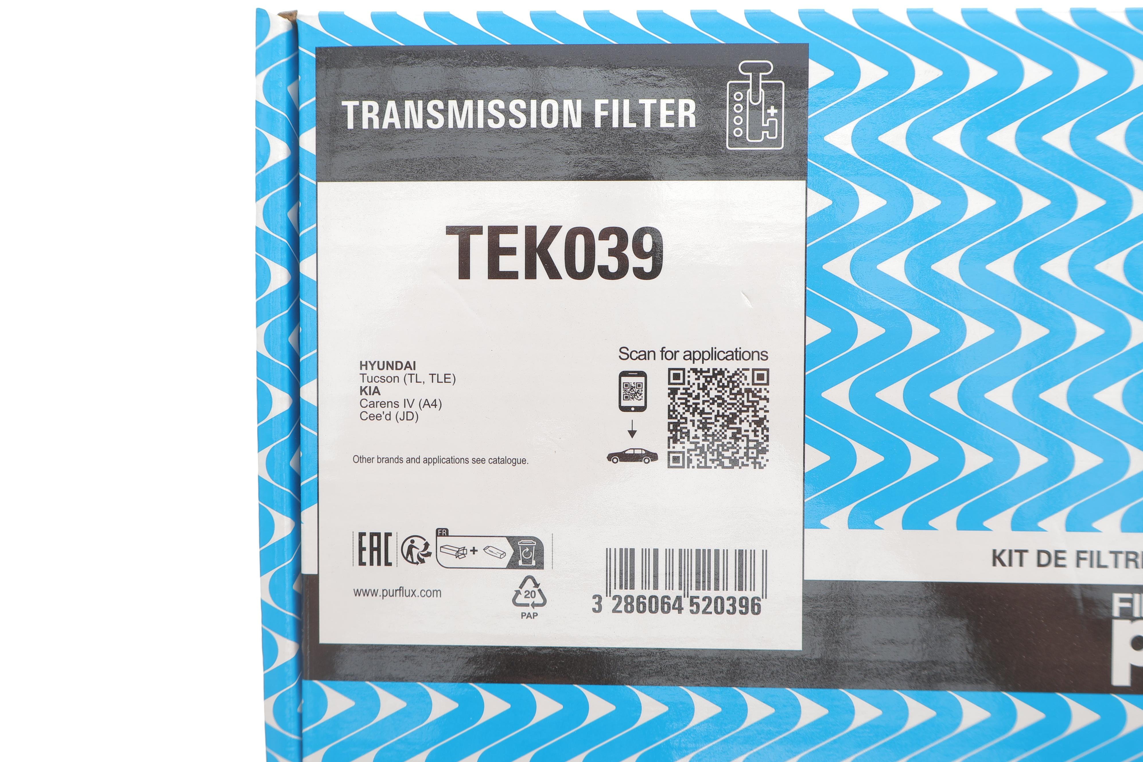 Фільтр АКПП Hyundai Santa Fe 2.4 16V 05-/Kia Sportage 2.0/2.4 16V 10-