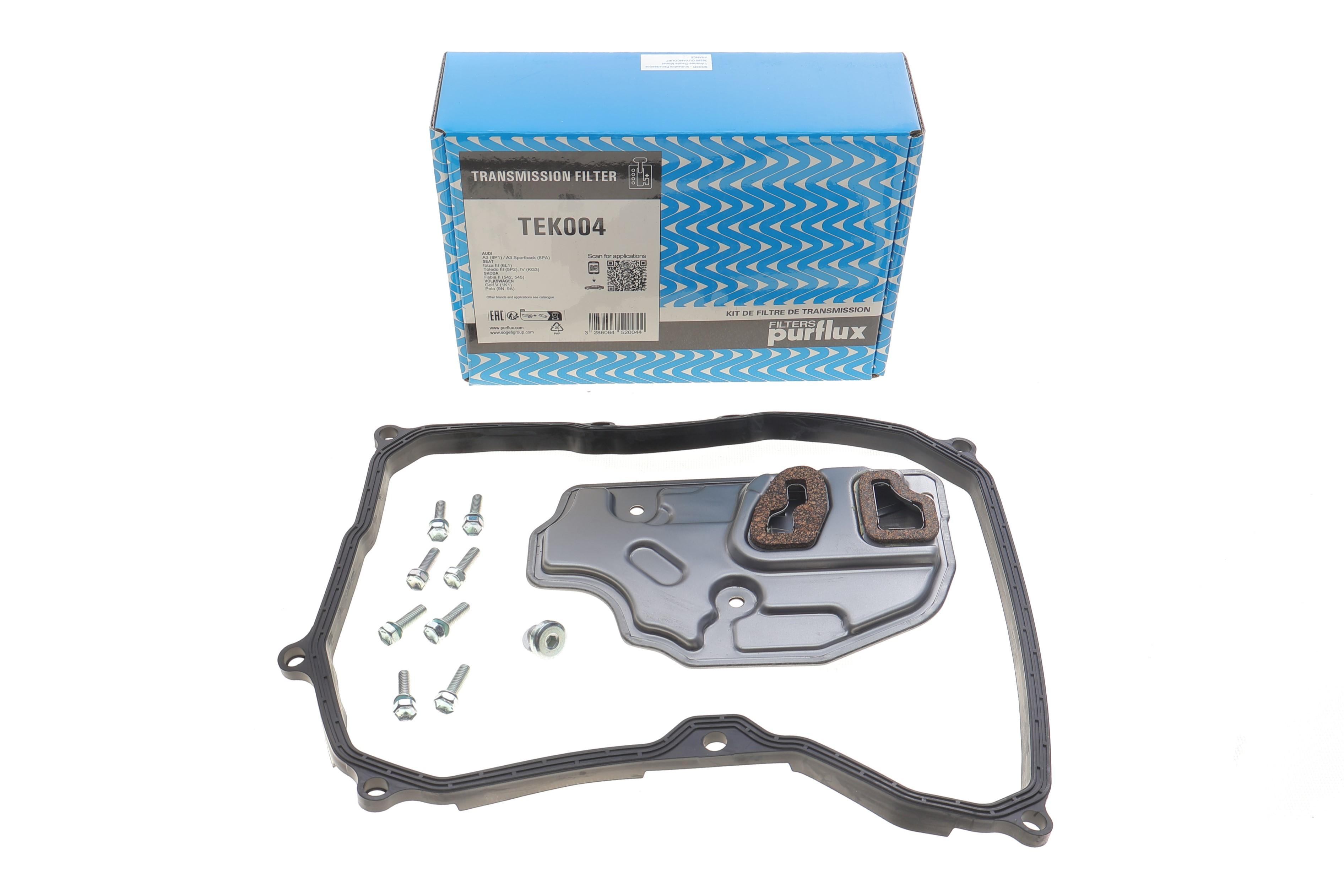 Фільтр АКПП Skoda Fabia/Octavia II/Roomster/VW Golf/Polo 1.4-2.0 TDI 04- (з прокладкою) (6 ступен)