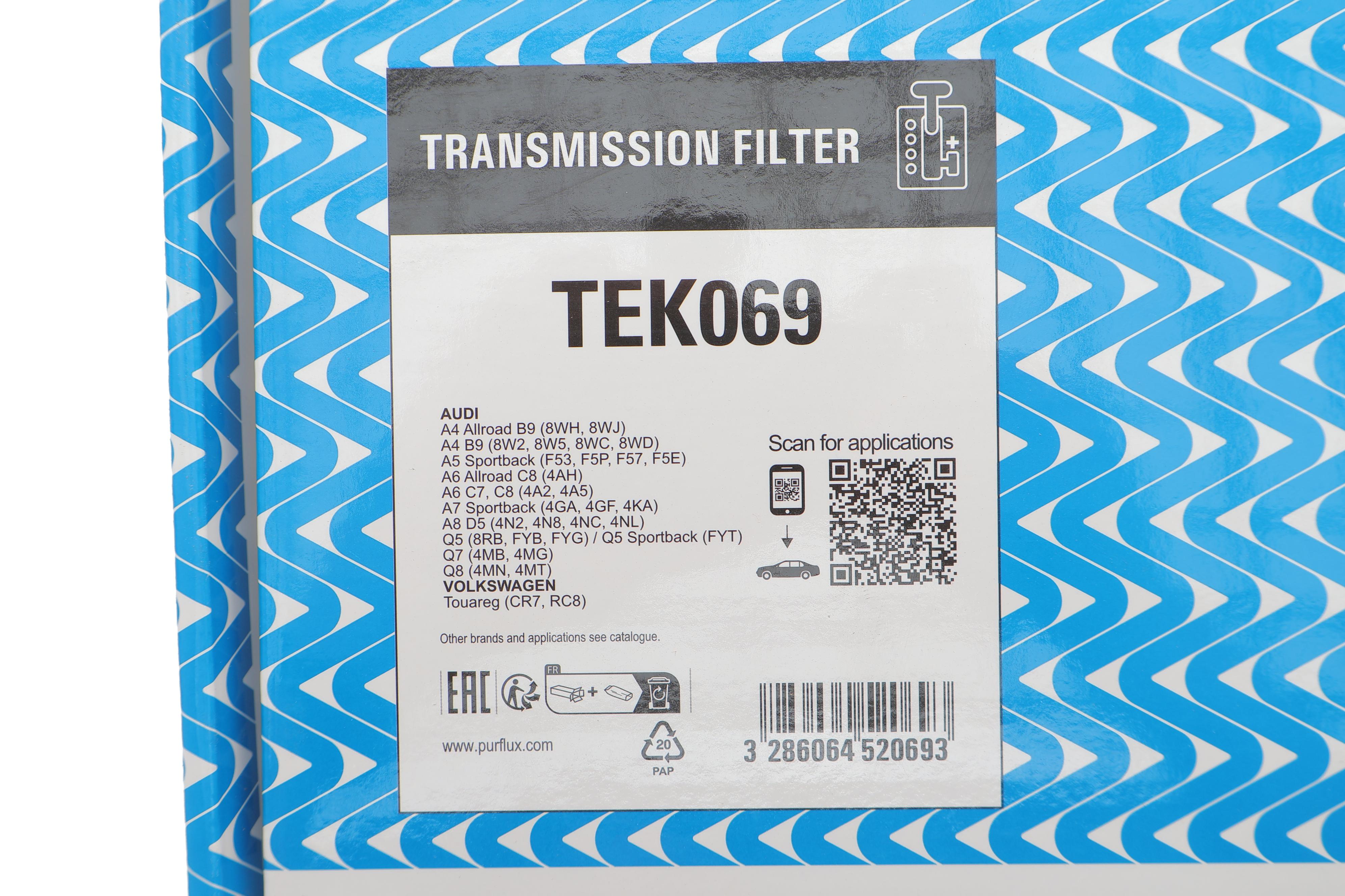 Фільтр АКПП VW Touareg 3.0 TDI/3.0 TSI/3.0 eHybrid 4motion 17- (0D7/0D5)