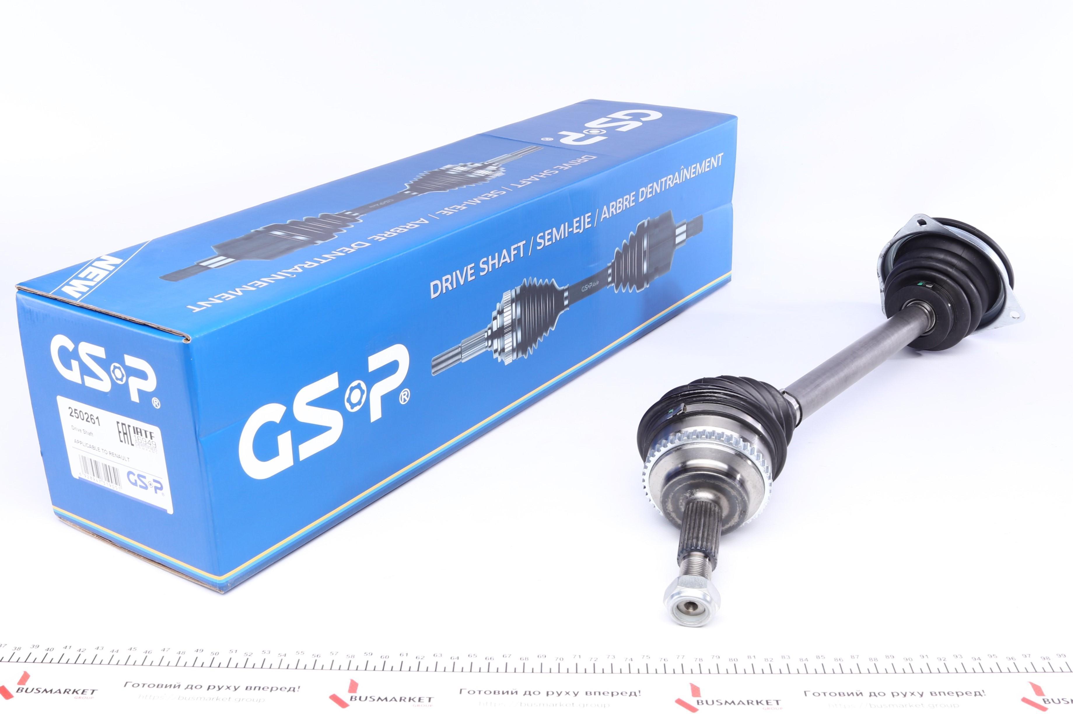 Піввісь Renault Clio II/Kangoo (L) (23x630x44T) (+ABS) d=29,95