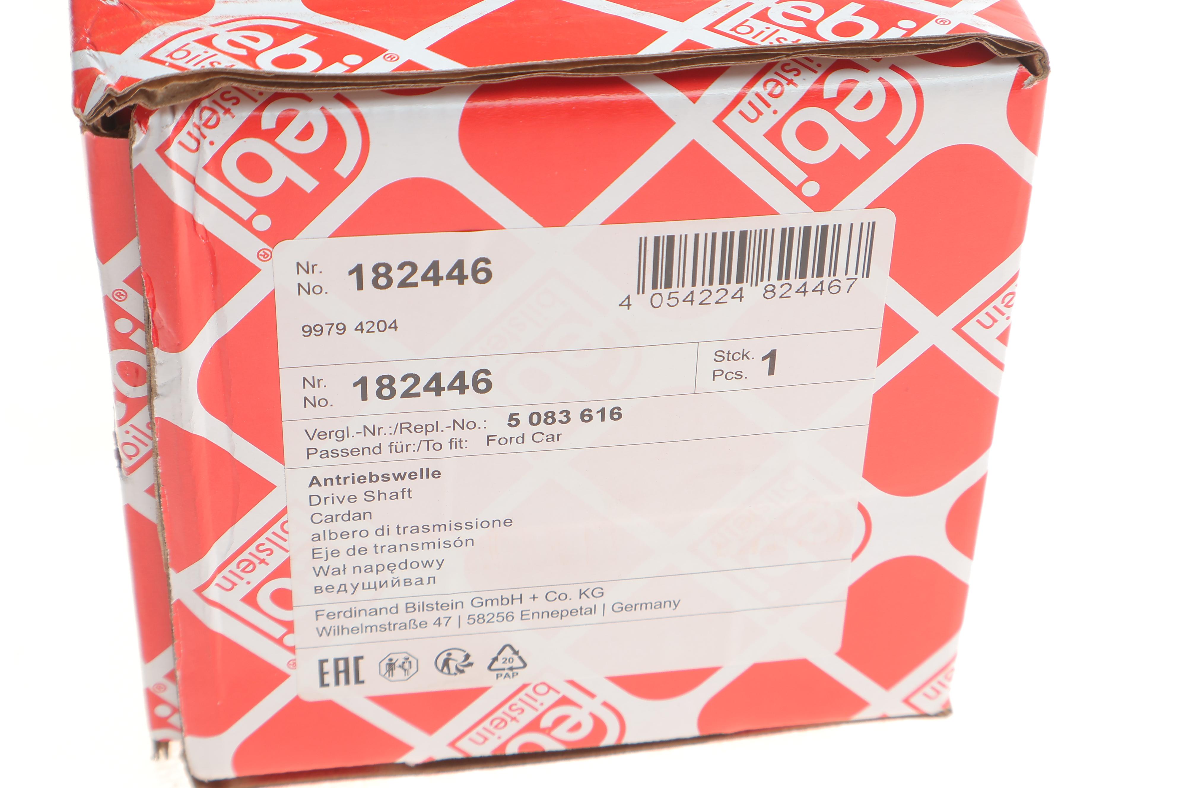 Піввісь Ford Connect 02- (L) (25x26x631)