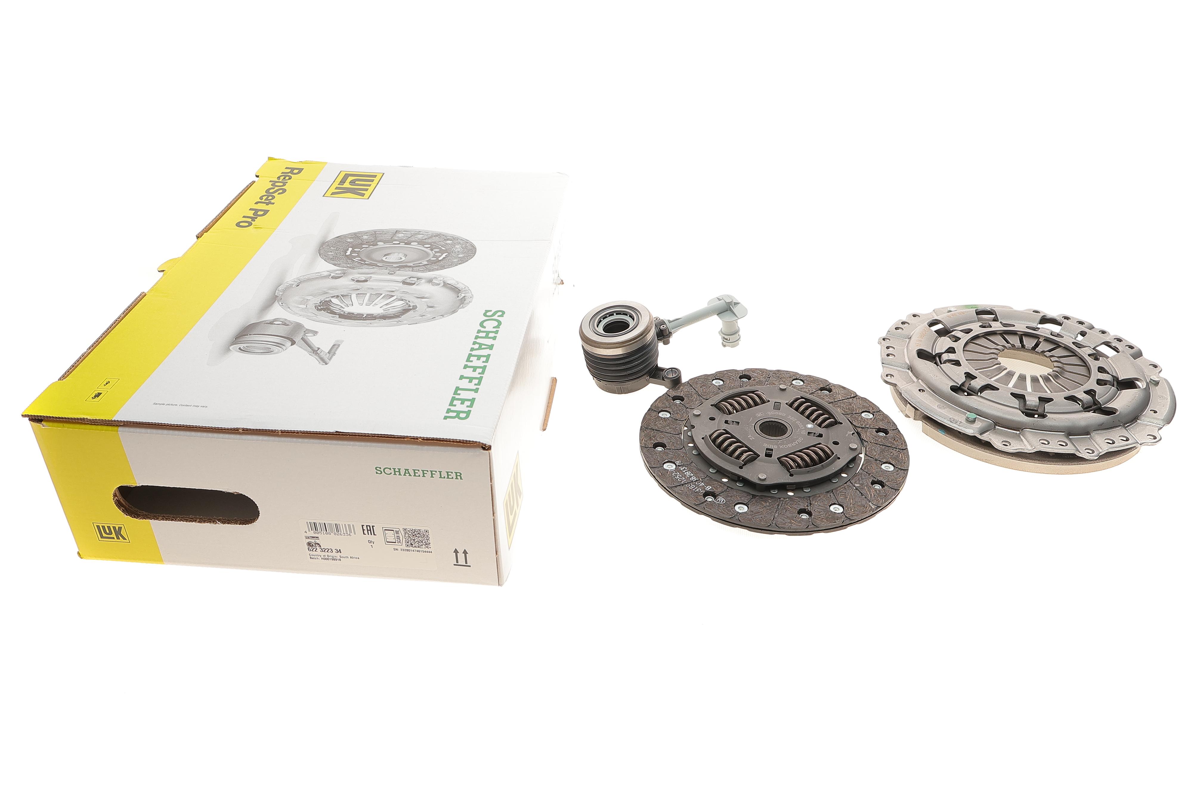 Комплект зчеплення Renault Megane II/Scenic II 1.5dCi, 03-, 60kw, (K9K722)