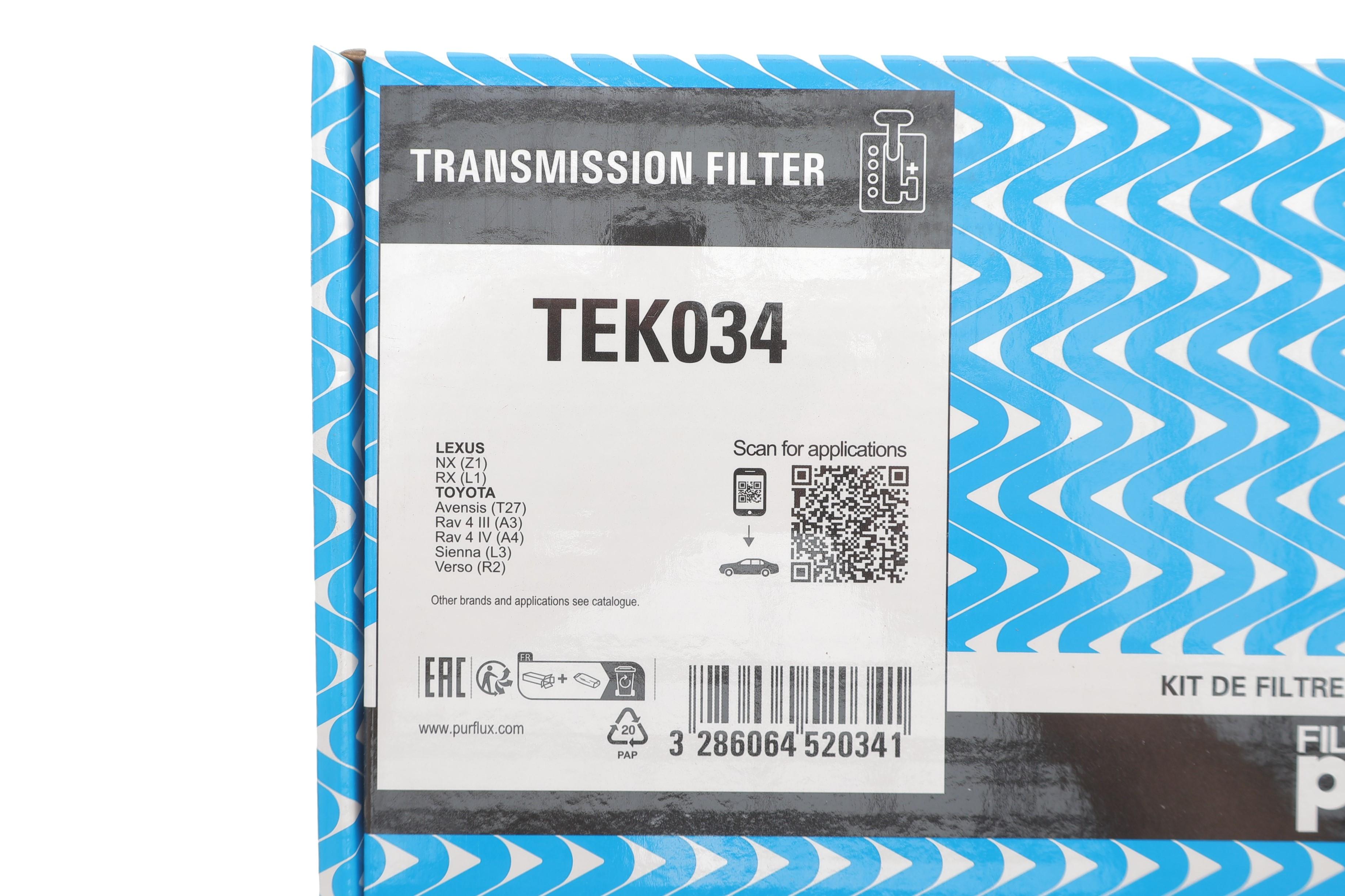 Фільтр АКПП Toyota Avensis/Camry/Rav 4 III/IV 2.0/2.2D/3.5 05- (к-кт)