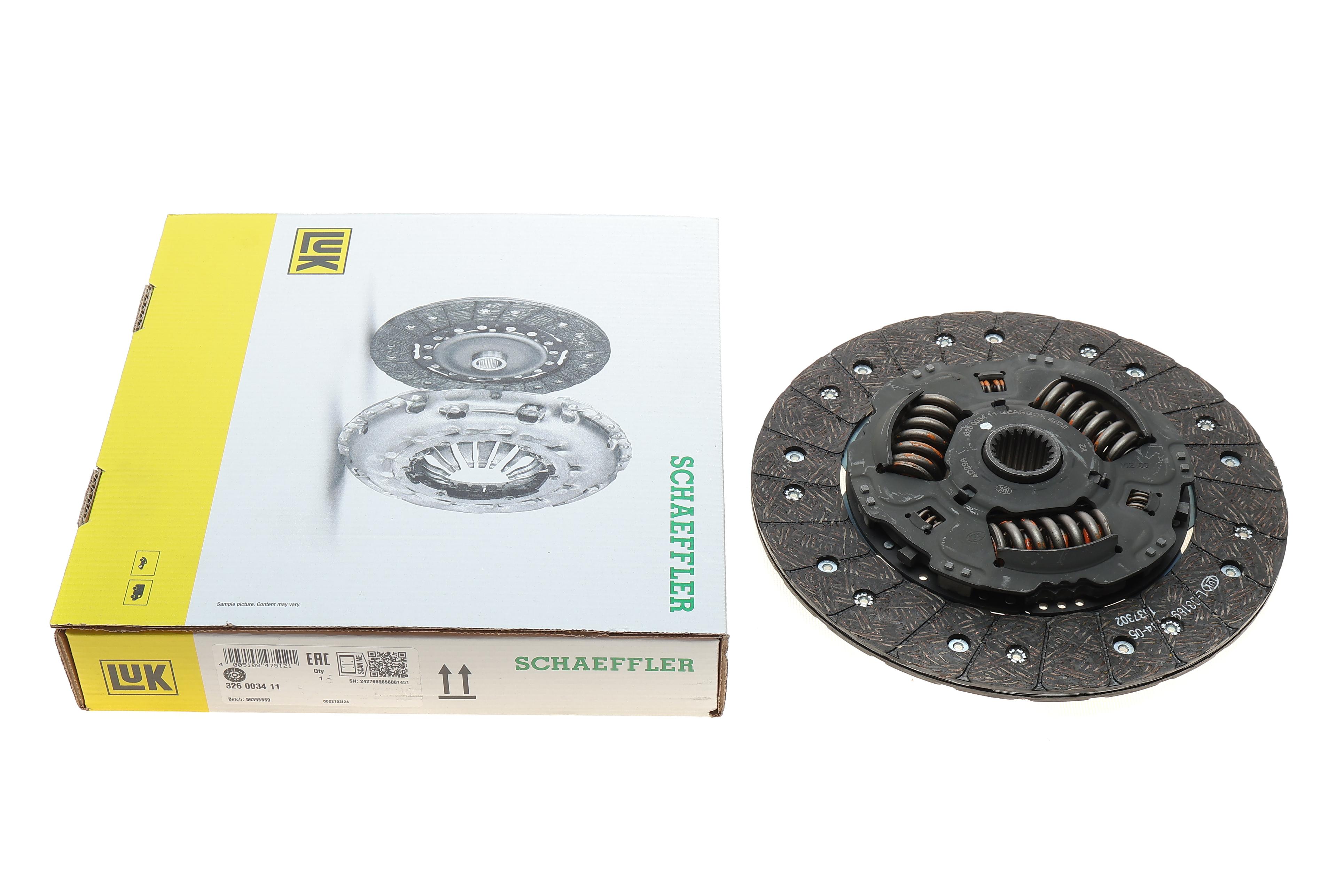 Диск зчеплення Toyota Hilux 2.5/3.0 D-4D 01-15/Land Cruiser 3.0 D-4D 96-02 (d=260mm)