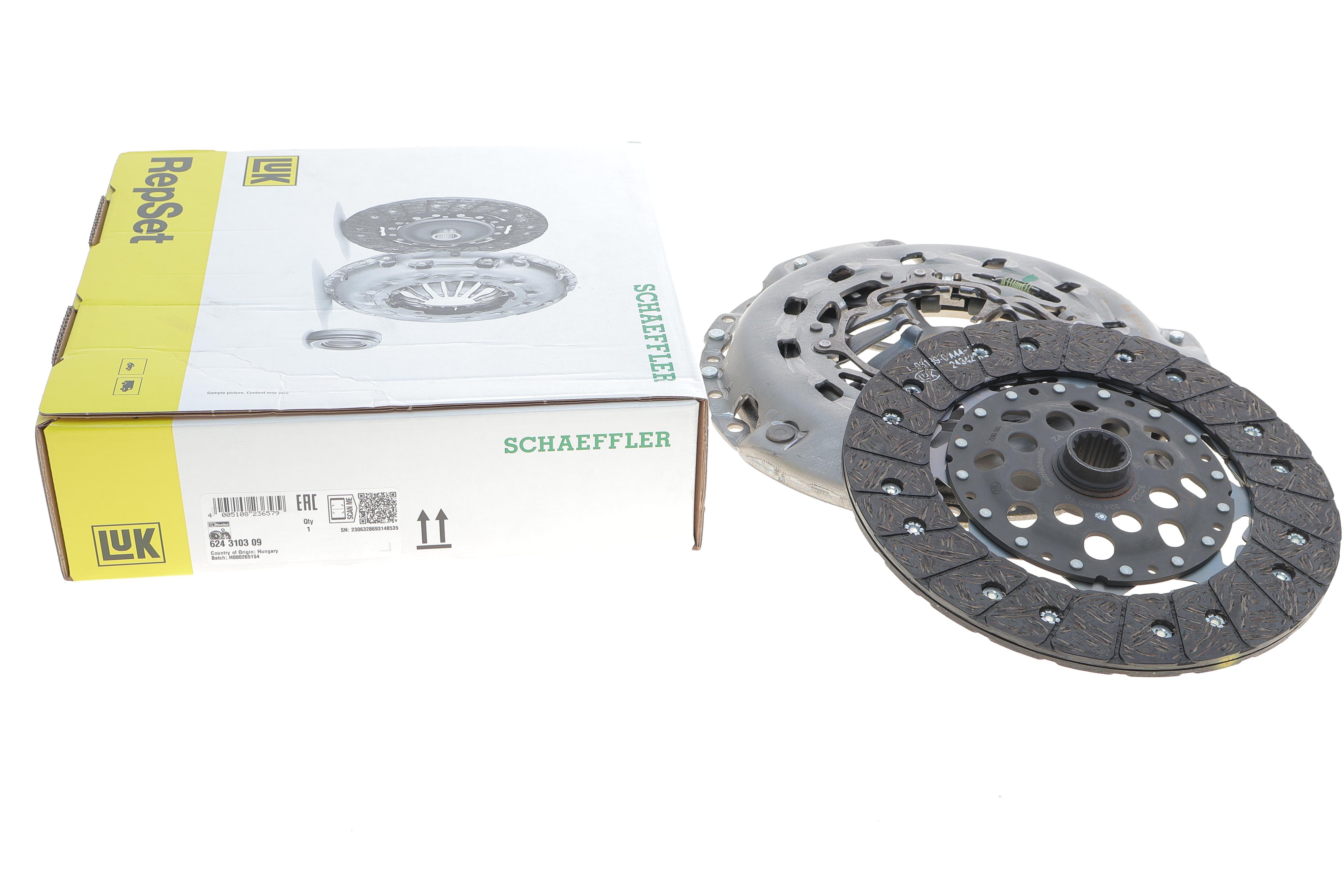 Комплект зчеплення Opel Vectra C 2.2 DTI 16V, 02-08, 86/92kw, (Y 22 DTR)