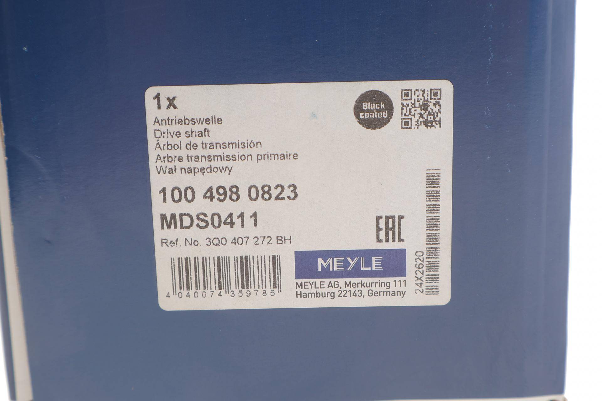 Піввісь (передня) Audi Q3/VW Passat 14- (36x27x609)