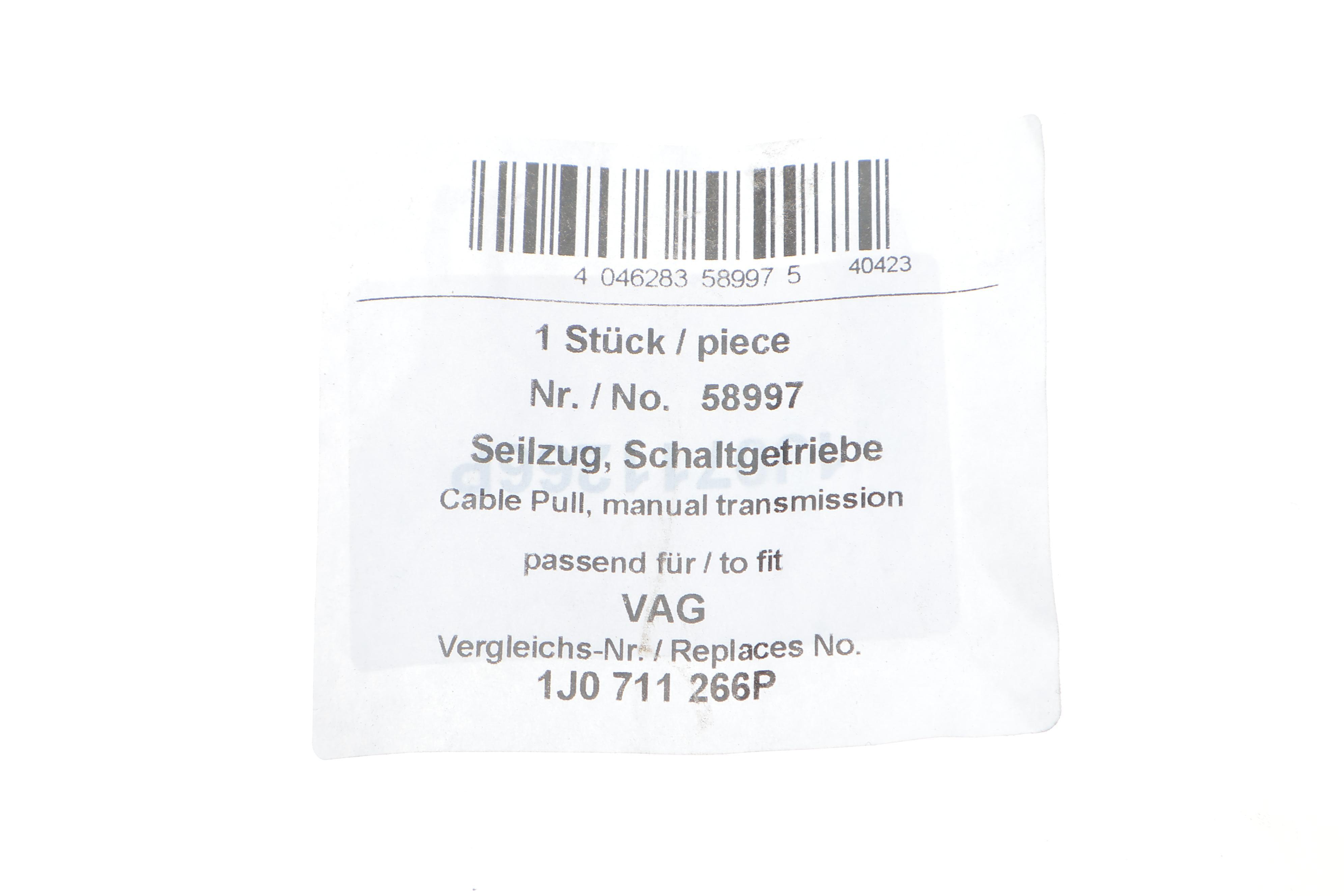 Трос куліси Audi A3/Skoda Octavia/VW Golf IV 1.6 96-13 (L)