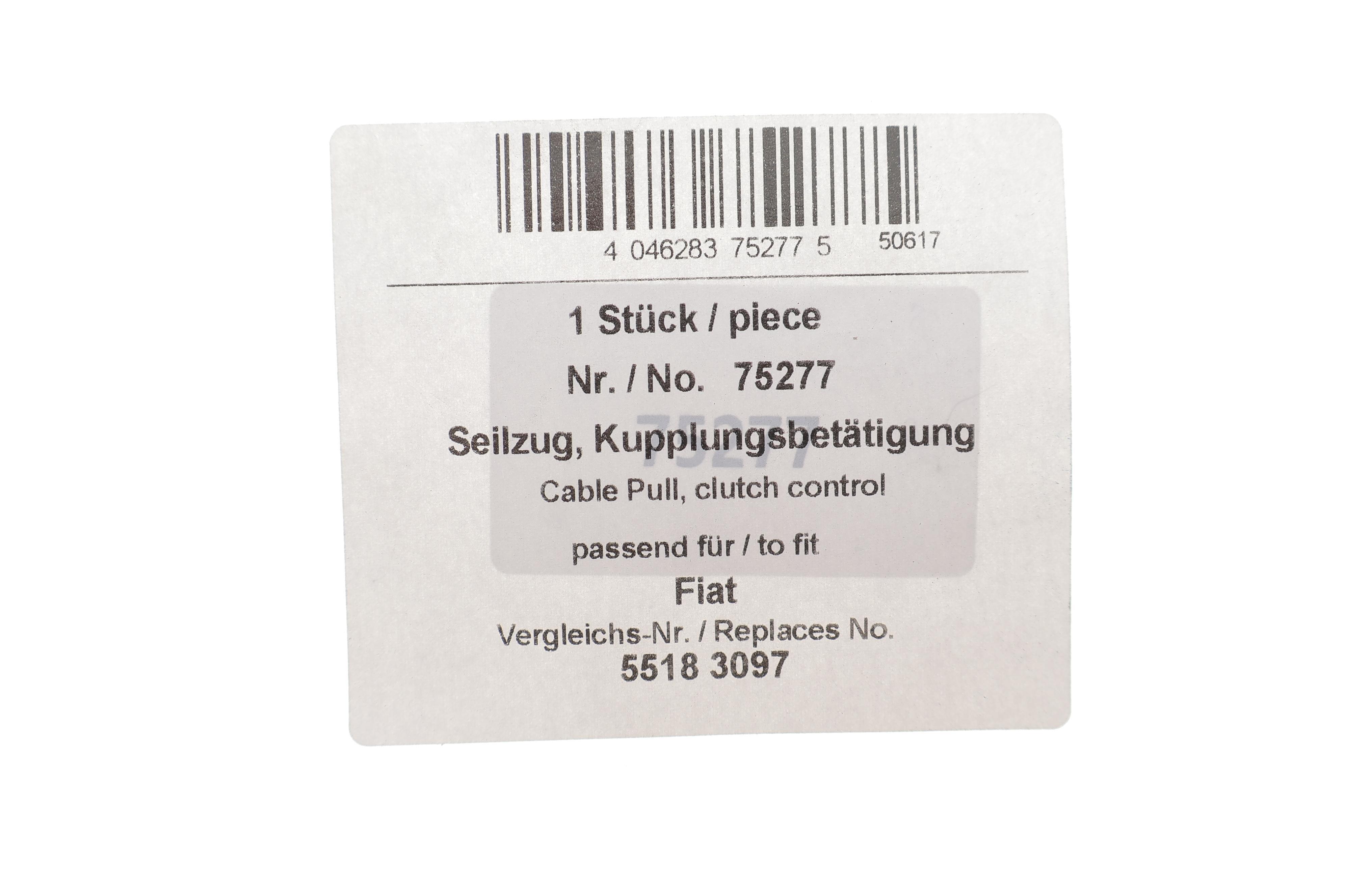 Трос зчеплення Fiat 500/Panda/Ford Ka 03-