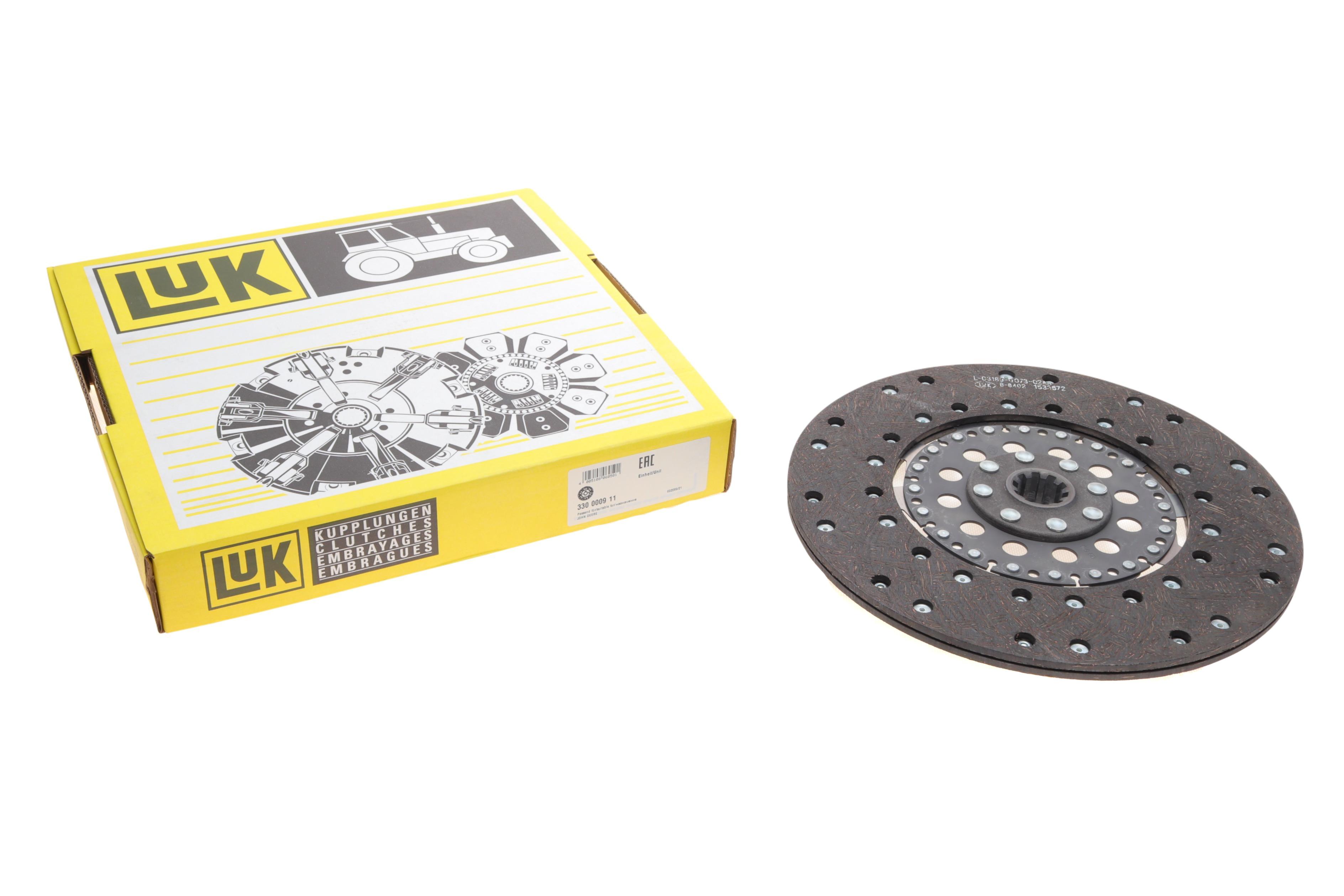 Диск зчеплення John Deer 2000/3000 73- (d=300mm)