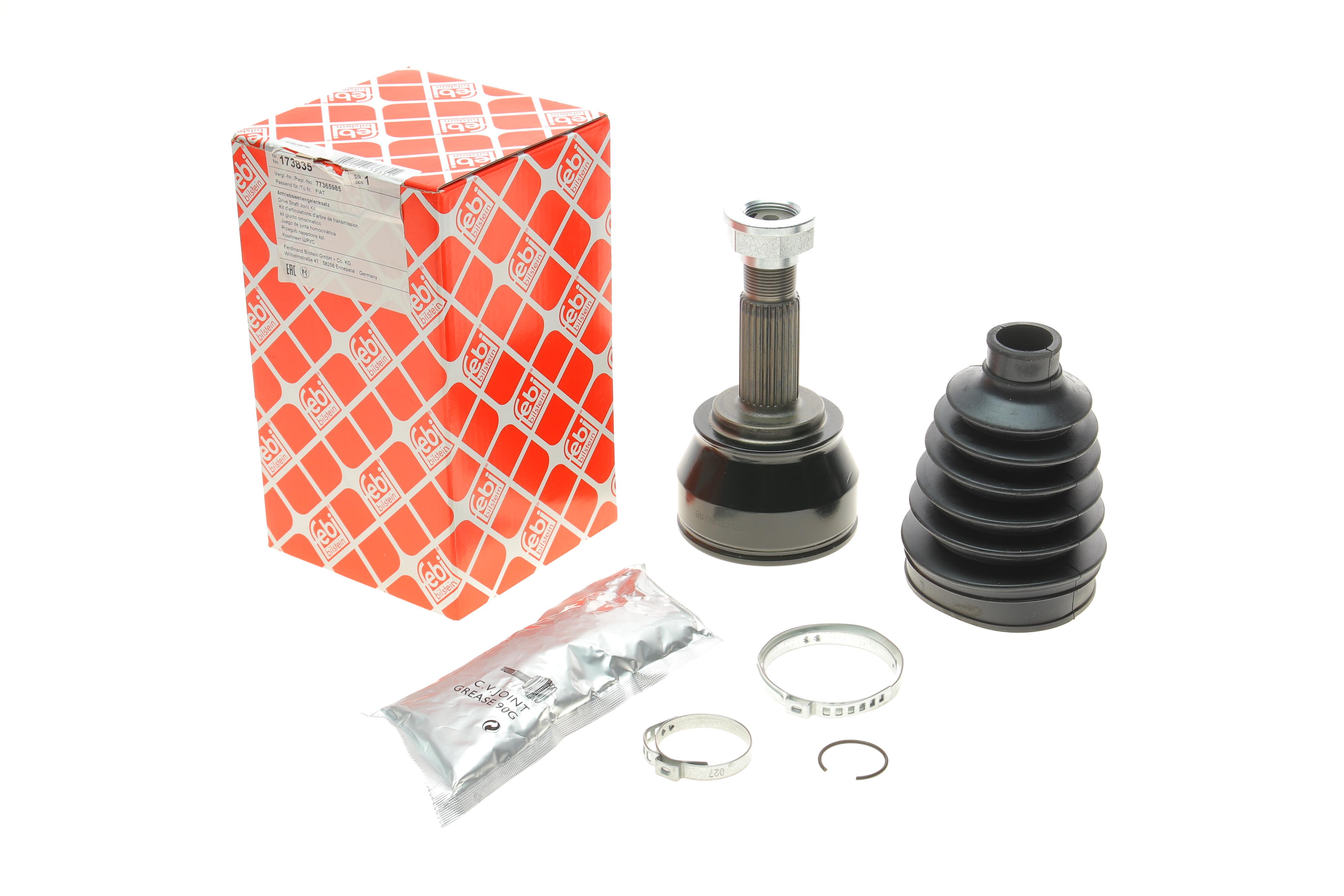 ШРКШ (зовнішній) Fiat Doblo 1.3/1.9JTD 01-16 (25x24z)