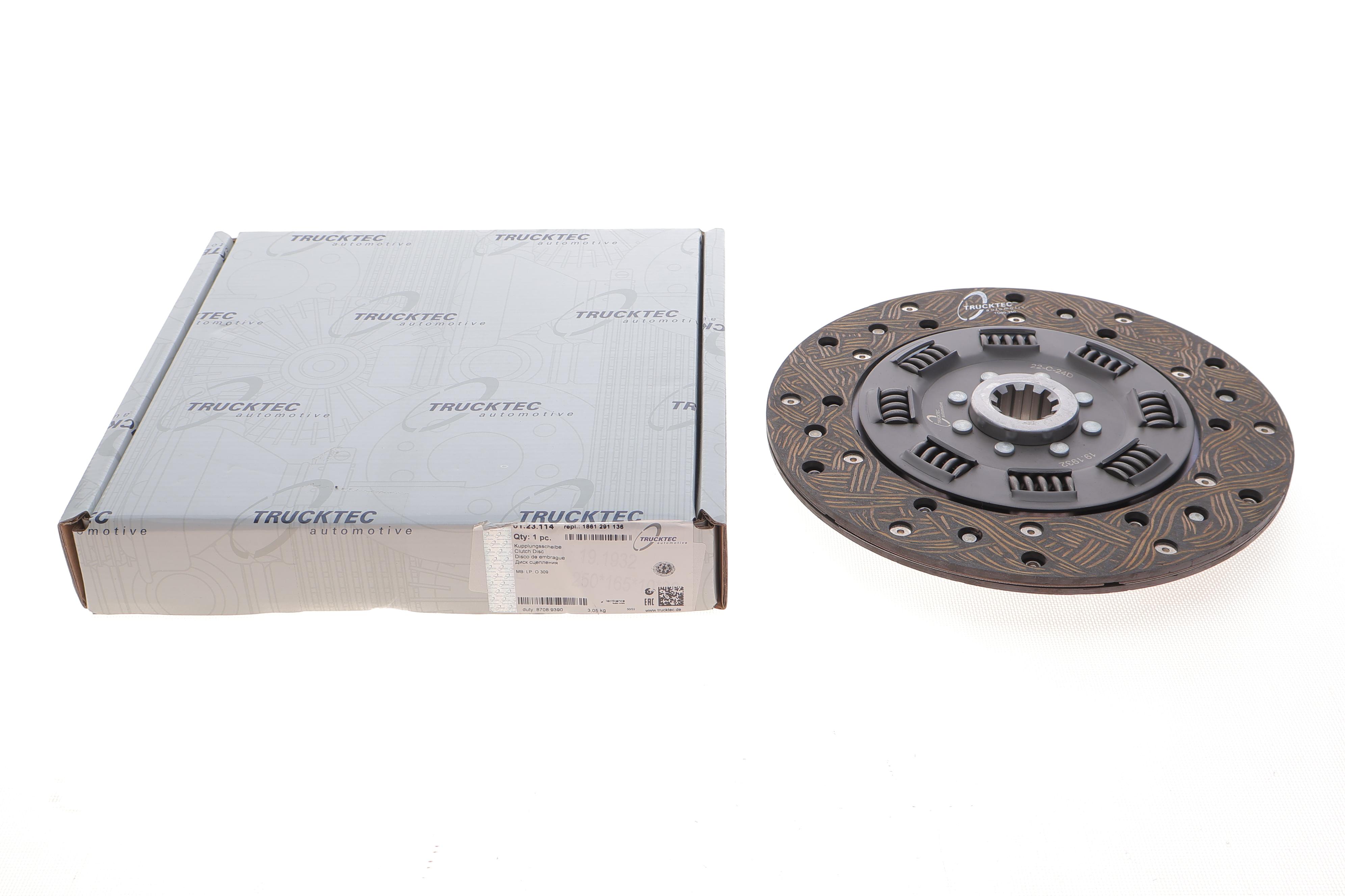 Диск зчеплення MB 408/508/608 OM314 (d=250мм)