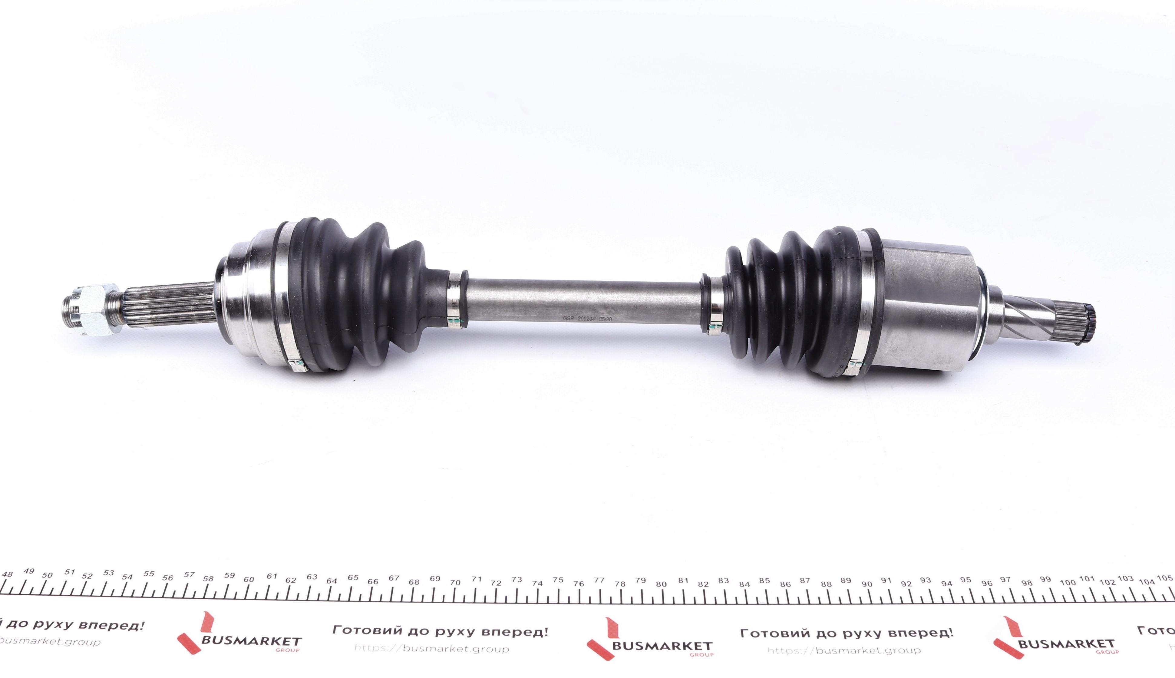 Піввісь Opel Combo 1.7 DI 01- (L) (22x22x584)