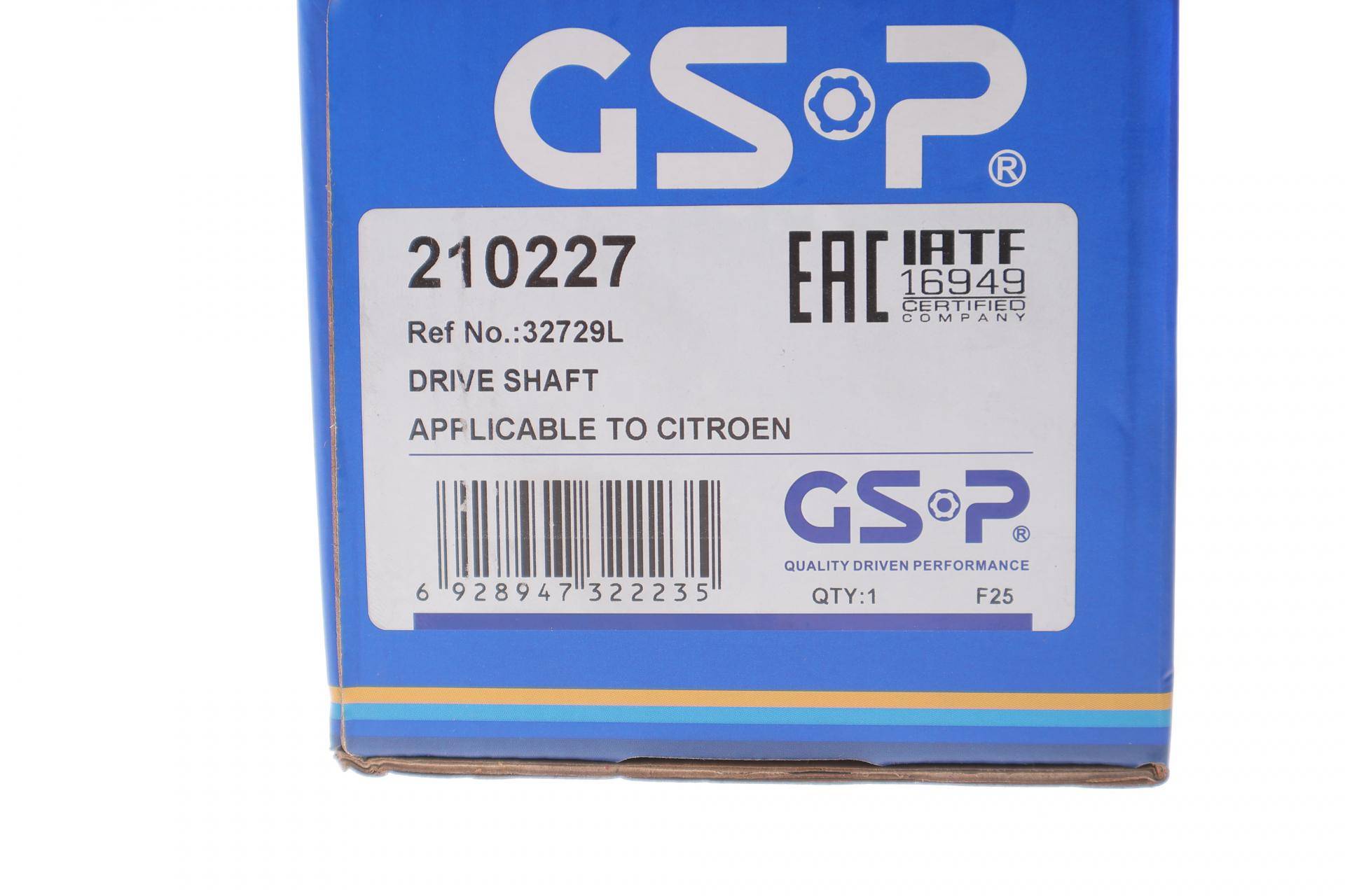 Піввісь Citroen Berlingo 1.9D 98-06 (L) (24x25x595)