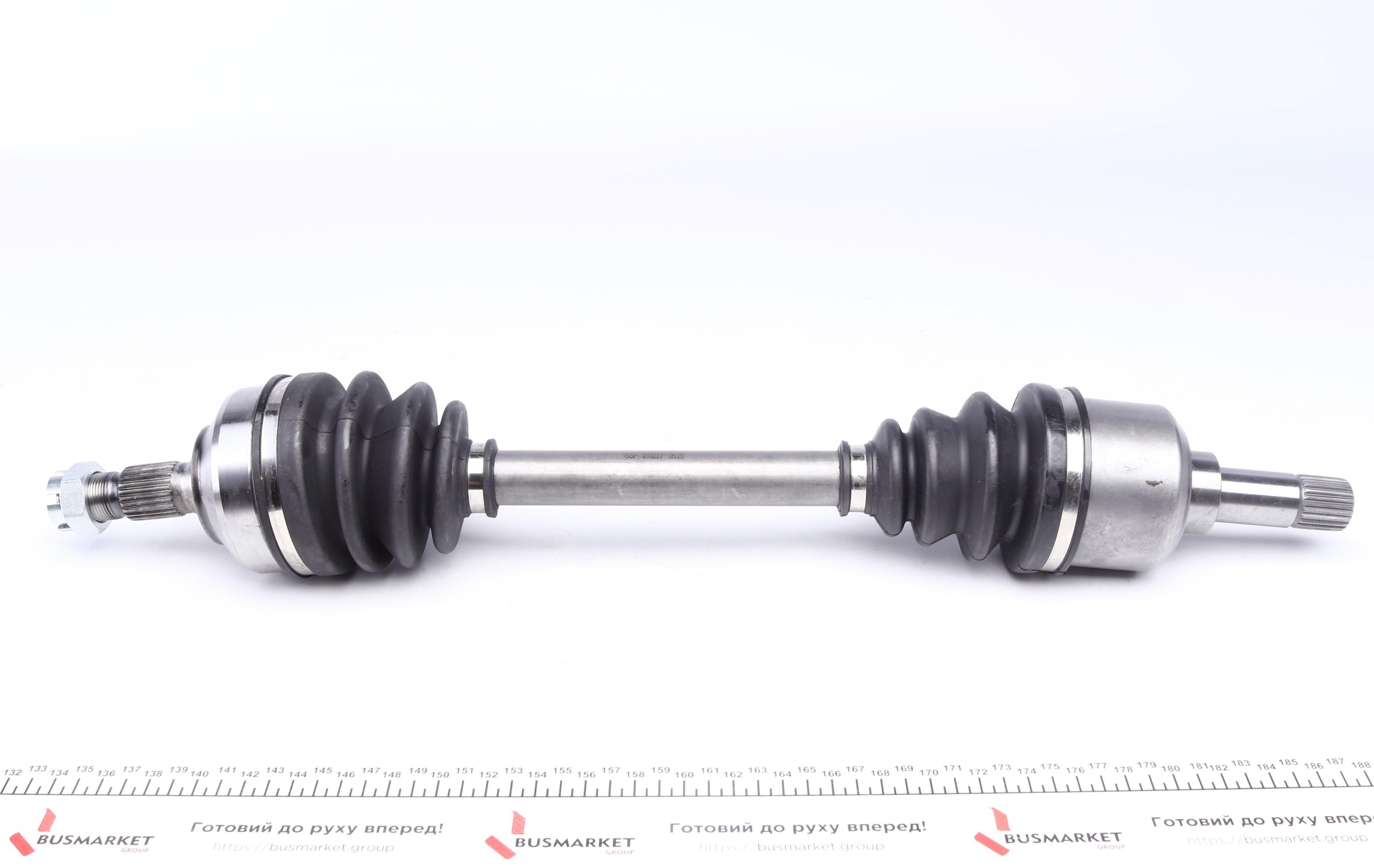 Піввісь Citroen Berlingo 1.9D 98-06 (L) (24x25x595)