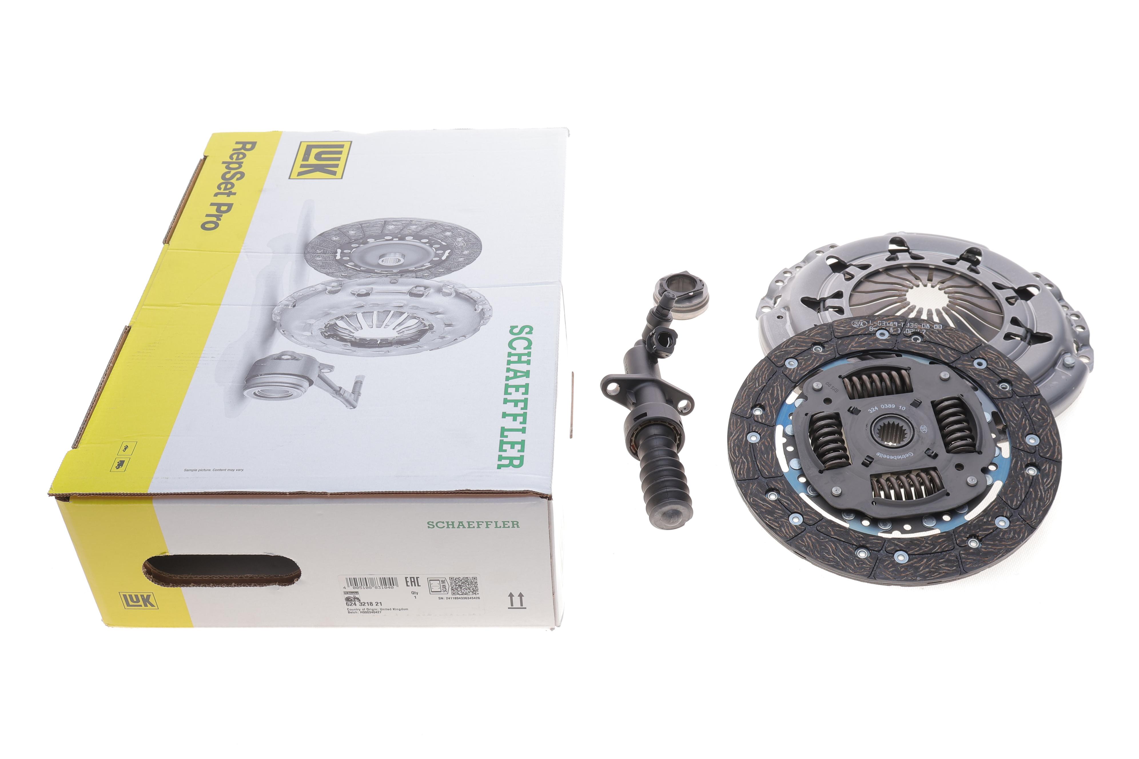 Комплект зчеплення Citroen Berlingo/Peugeot Partner 1.6HDi 05- (d=240mm) (+вижимний/робочий)