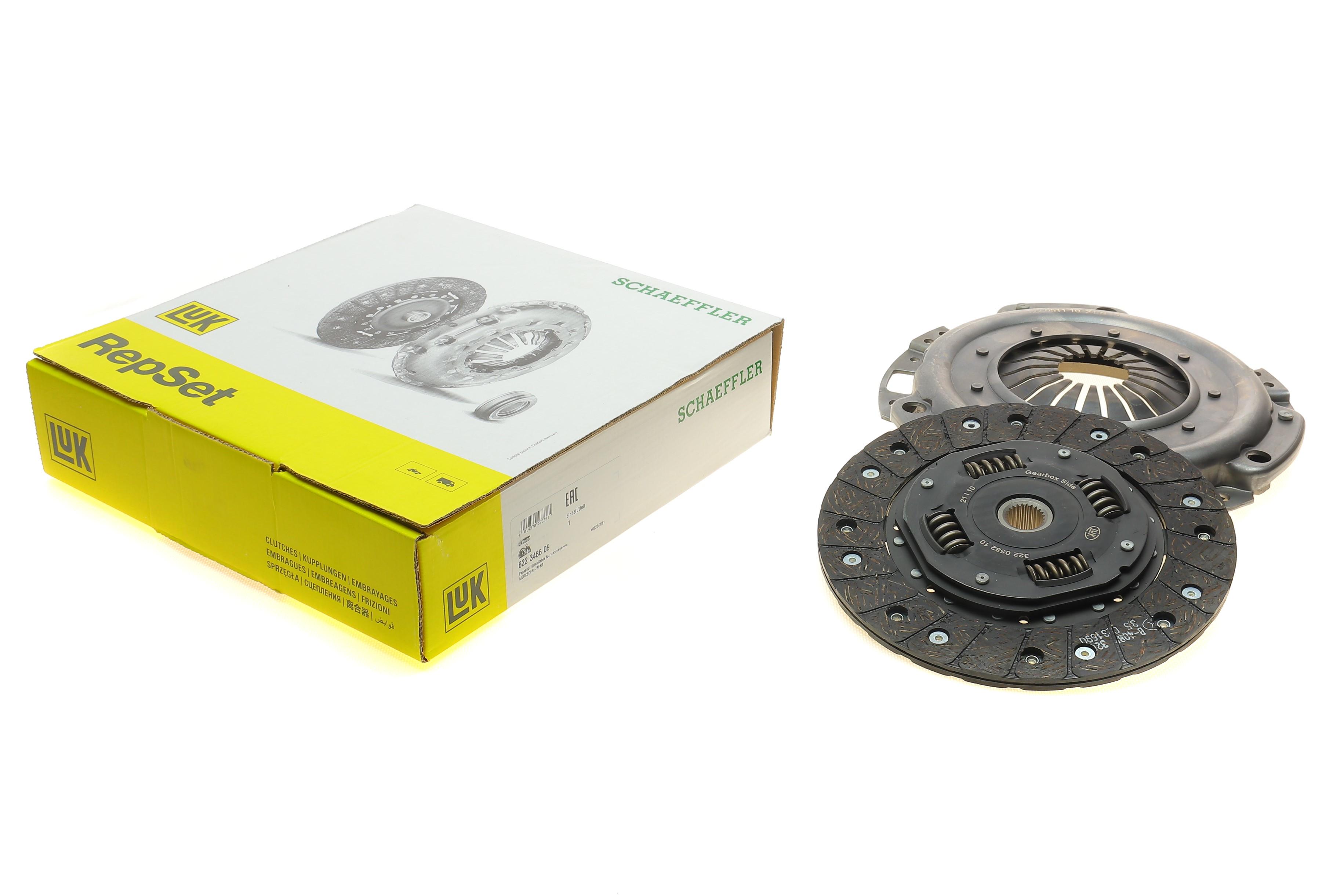 Комплект зчеплення MB A-class (W168/W169) 97-12 (d=220mm), M166/M266