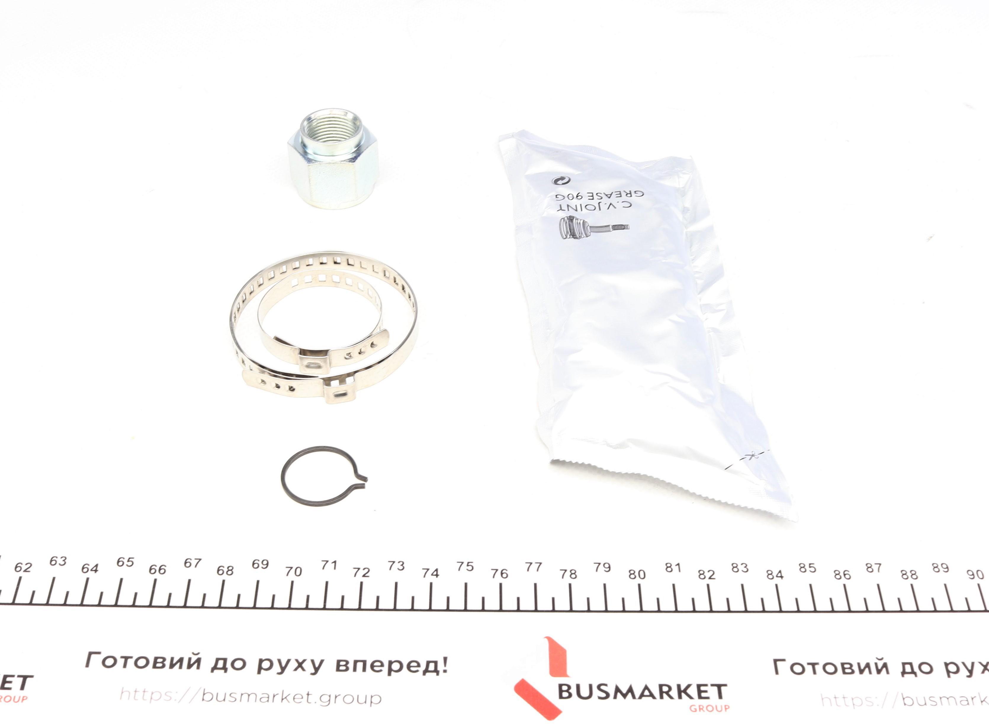 Пильник ШРКШ (зовнішній) Chevrolet Aveo 1.4 05- (20x80x109) (гумовий) (+ABS)