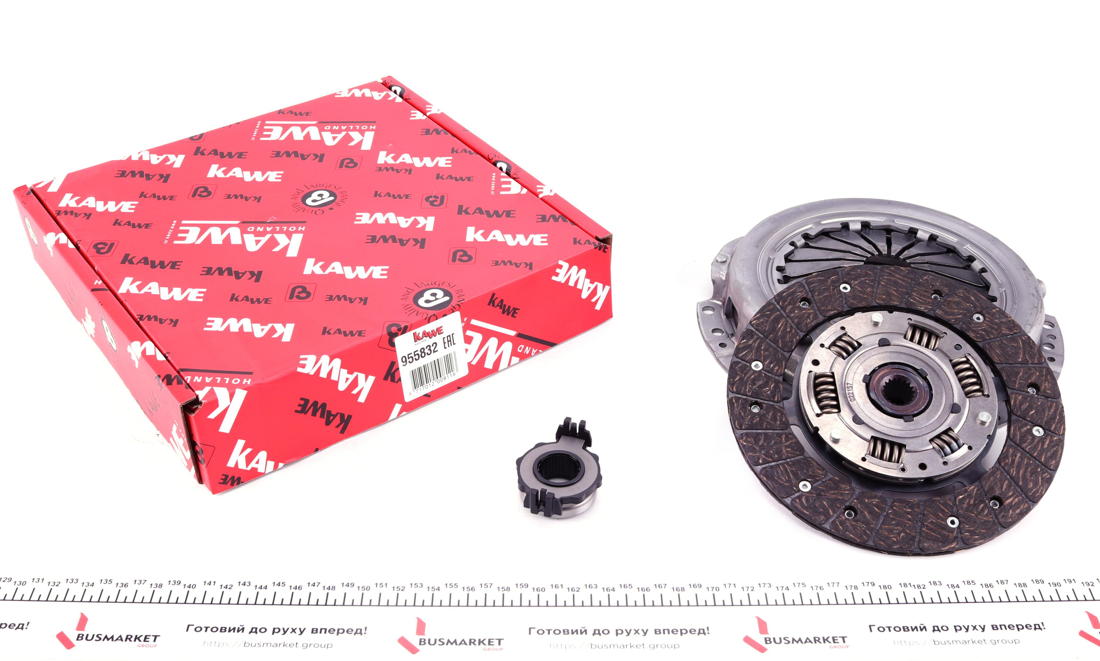 Комплект зчеплення Fiat Scudo 1.9D 96-06 (d=215mm) (+вижимний)